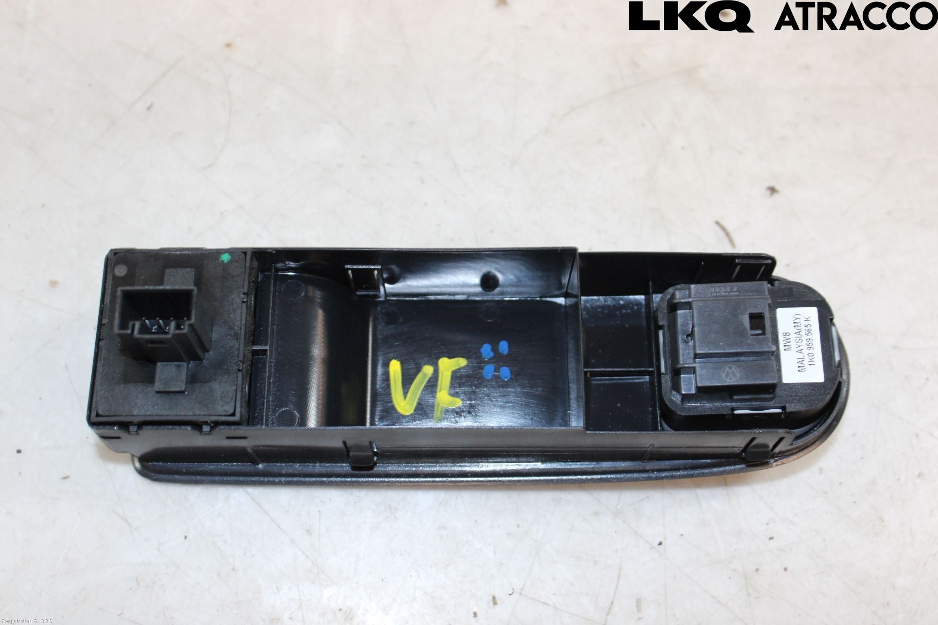 Volkswagen VW GOLF VI 09-13 Bryter Vindusheis