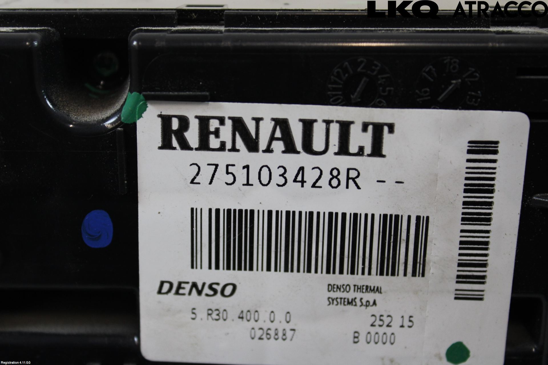 Mercedes-Benz MB CITAN (W415) 13-21 Varmeapparat Panel(Regulering)