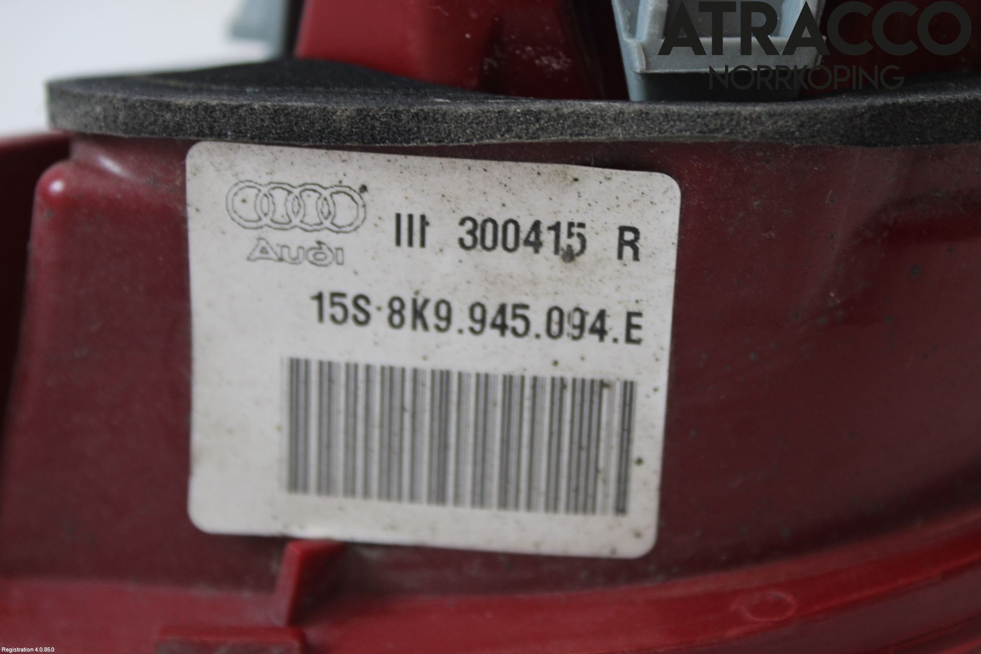 Audi A4 ALLROAD 09-16 Baklykt Høyre  På Luke(Indre)