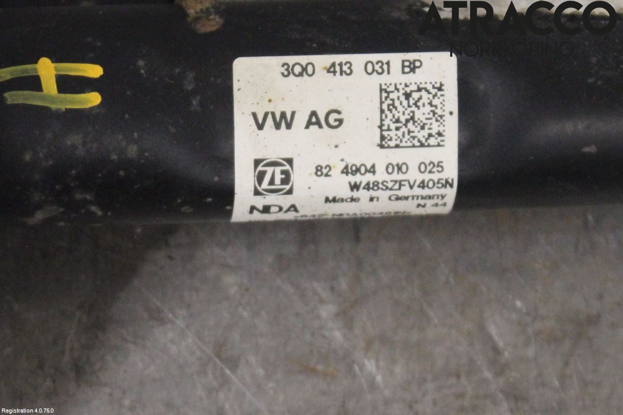 Volkswagen VW PASSAT 15-19 Fjærbein Foran Høyre