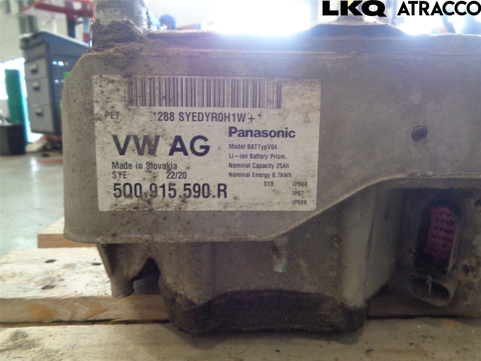 Volkswagen VW GOLF / E-GOLF VII 13-20 Hybrid Batteri