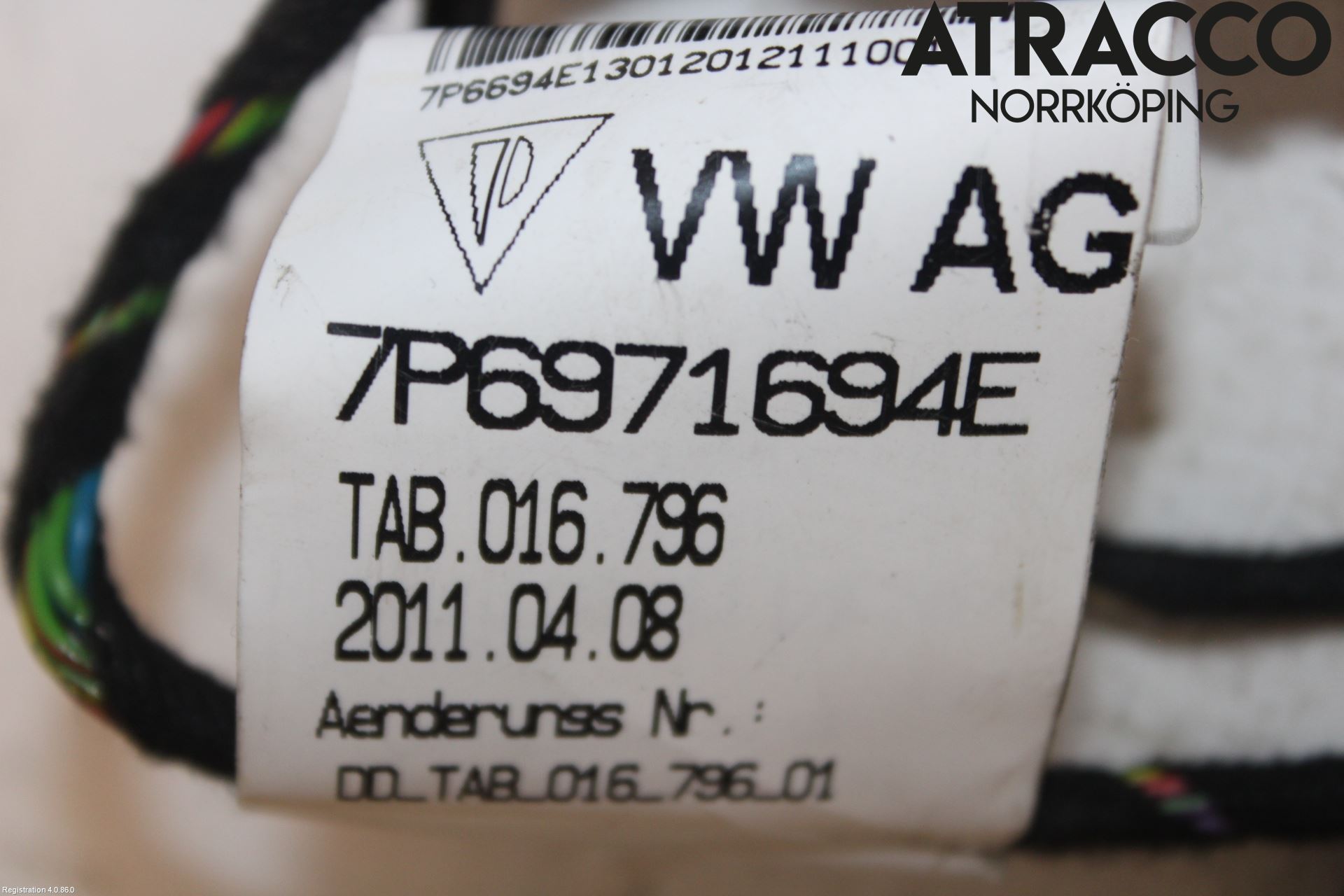 Volkswagen VW TOUAREG 7P 11-18 Ledningsnett