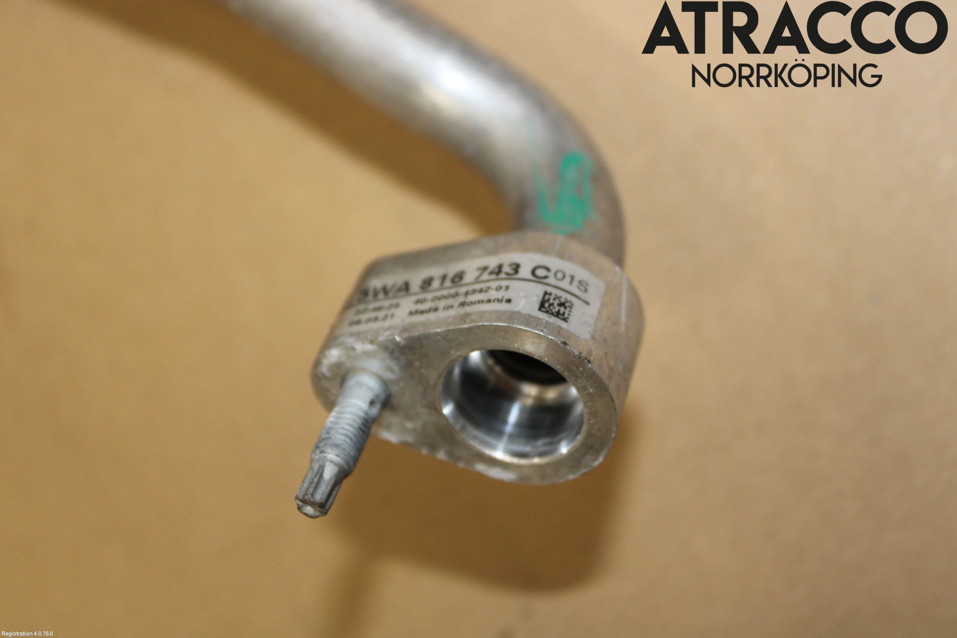 Audi A3/S3 8Y 21- Varme Ac Slange - Rør