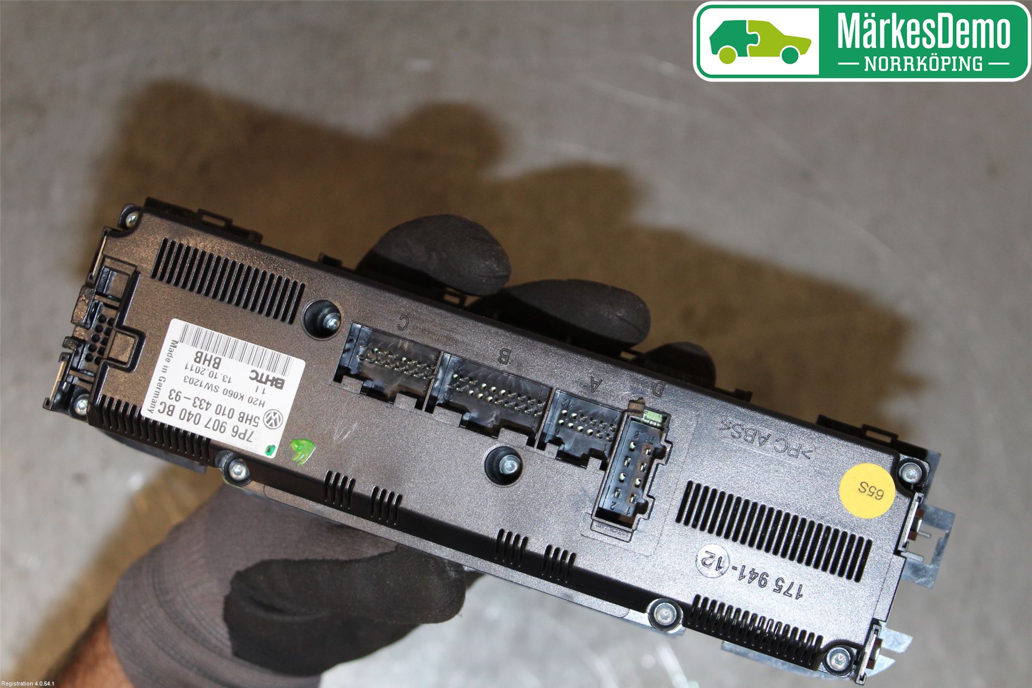 Volkswagen VW TOUAREG 7P 11-18 Varmeapparat Panel(Regulering)