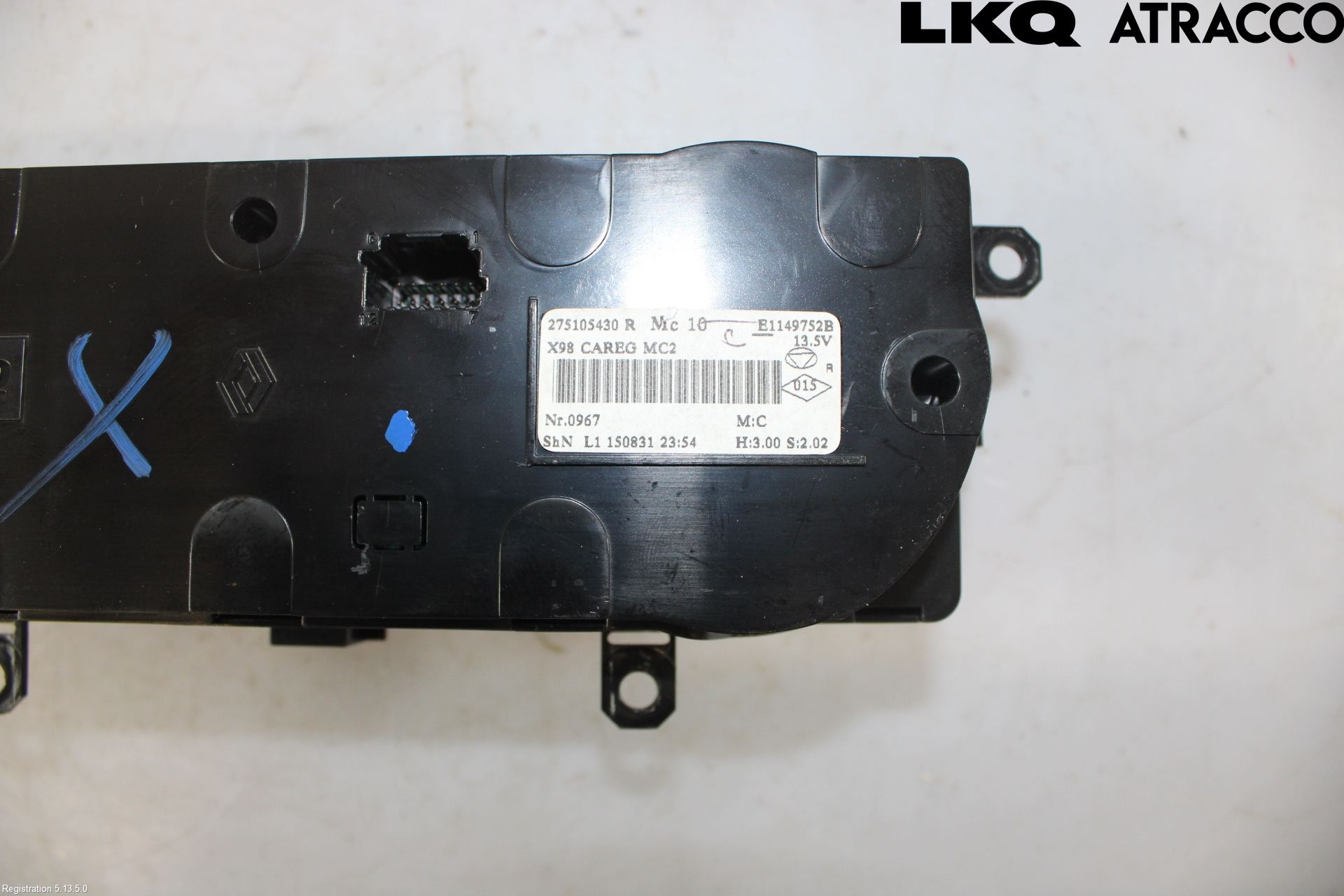 Renault CLIO IV 12-16 Varmeapparat Panel(Regulering)