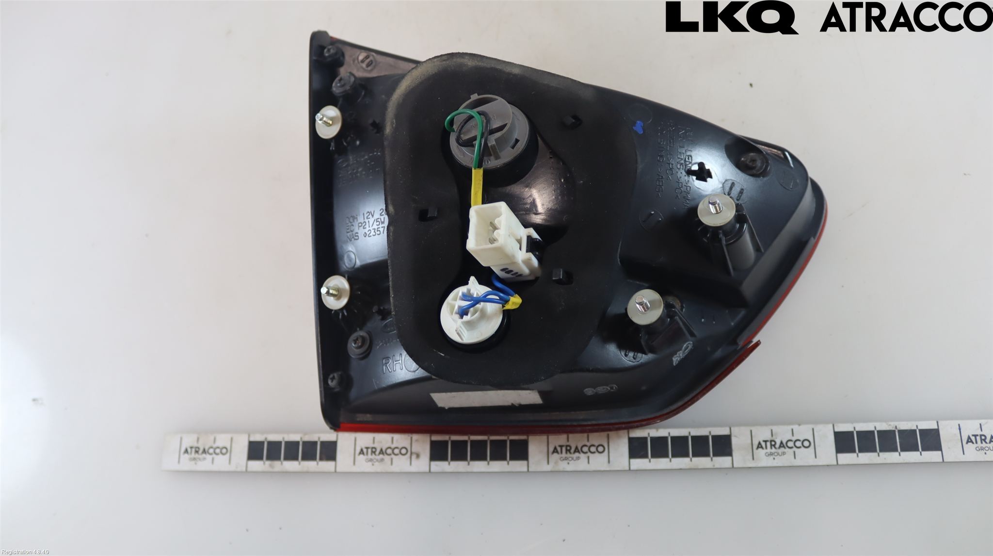 Kia CARENS III 13-19 Baklykt Høyre  På Luke(Indre)