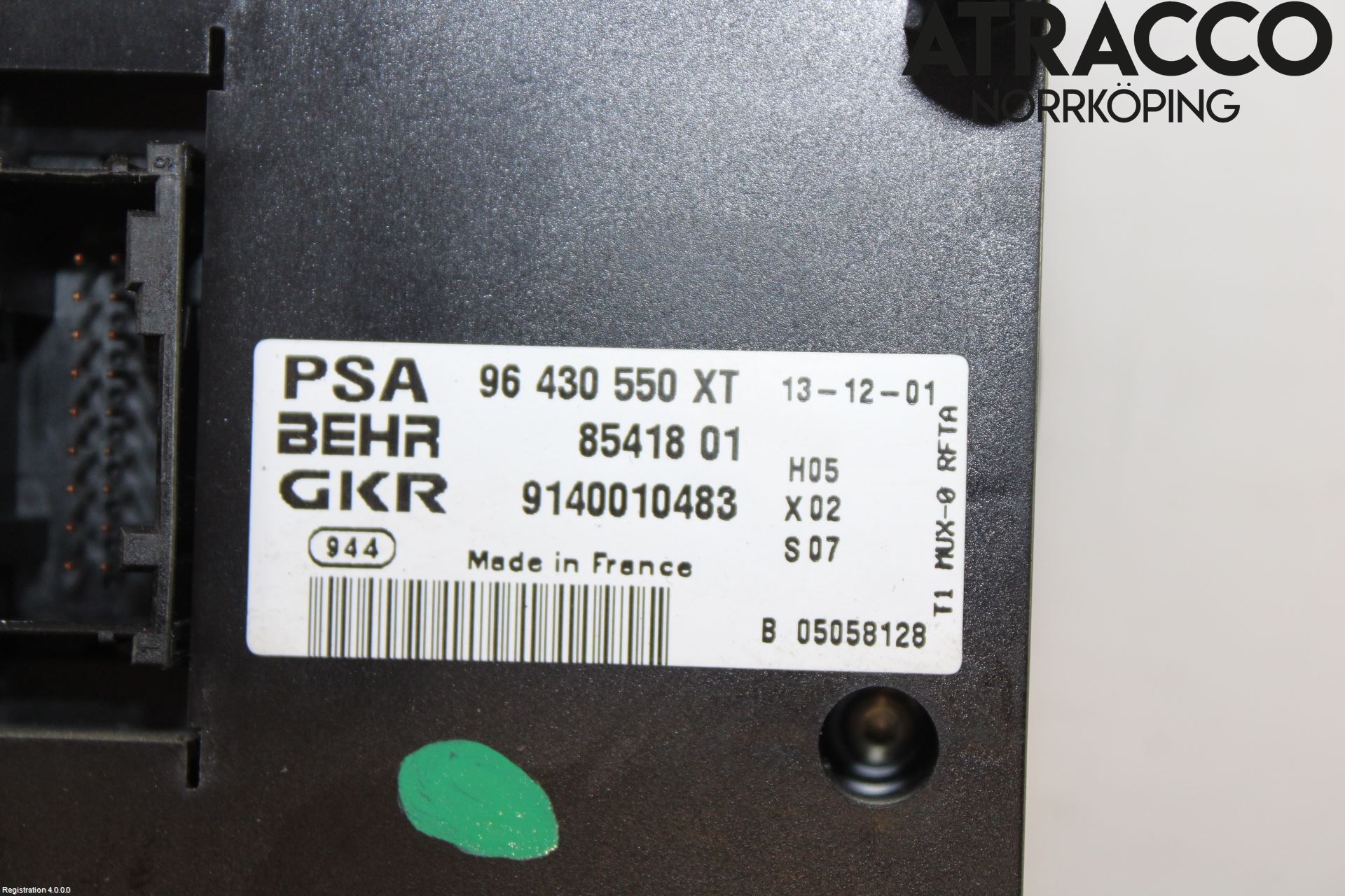 Peugeot 206 98-09 Varmeapparat Panel(Regulering)