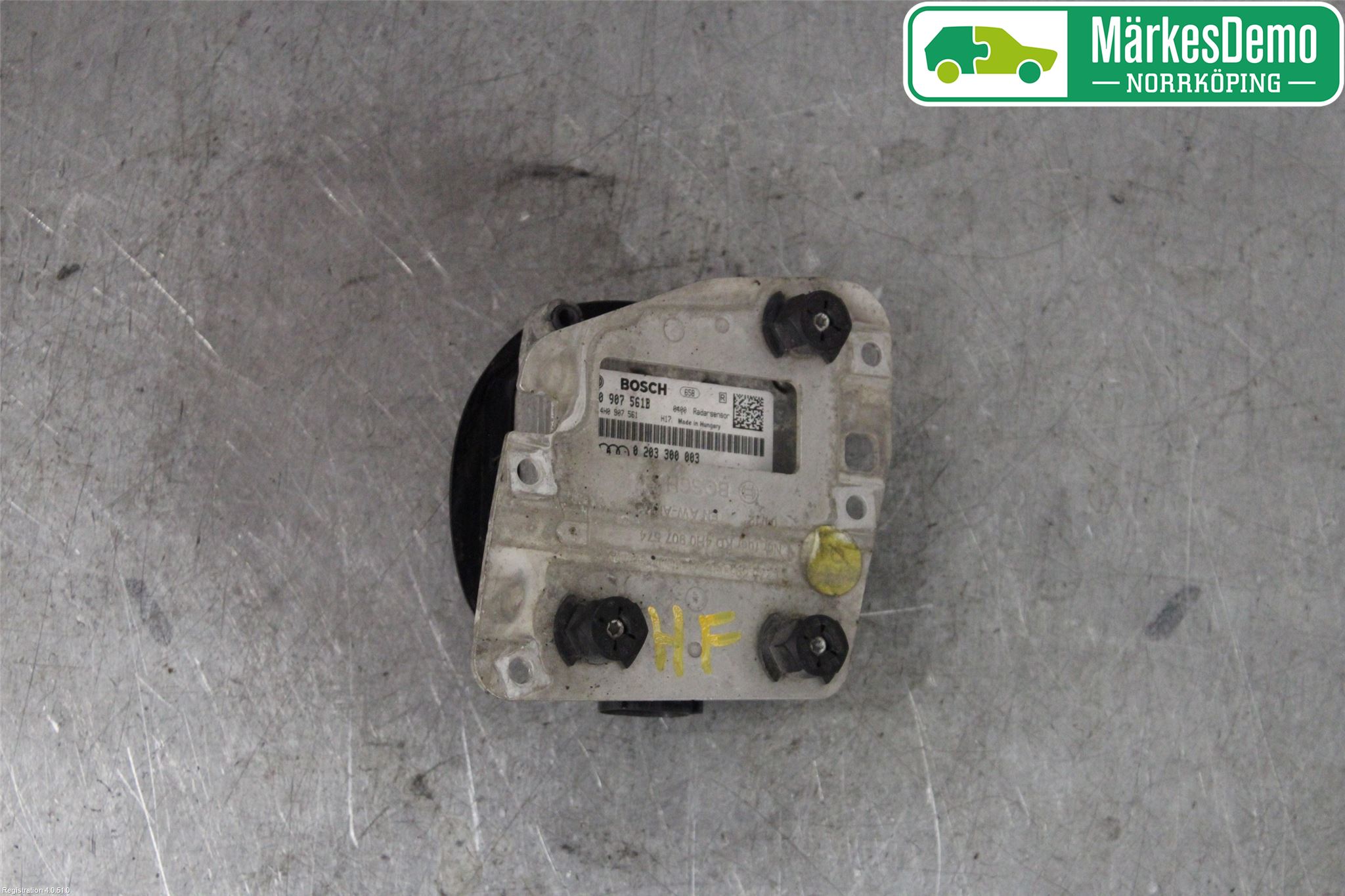 Audi A8/S8 4H 10-17 Sensor Kollisjonsbeskyttelse