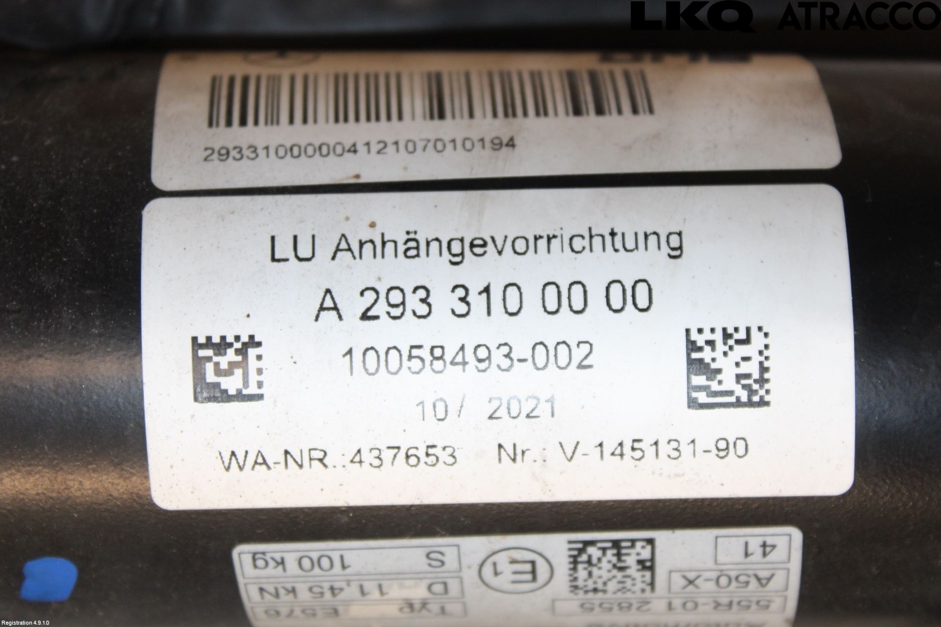 Mercedes-Benz MB EQC (N293) 20- Tilhengerfeste