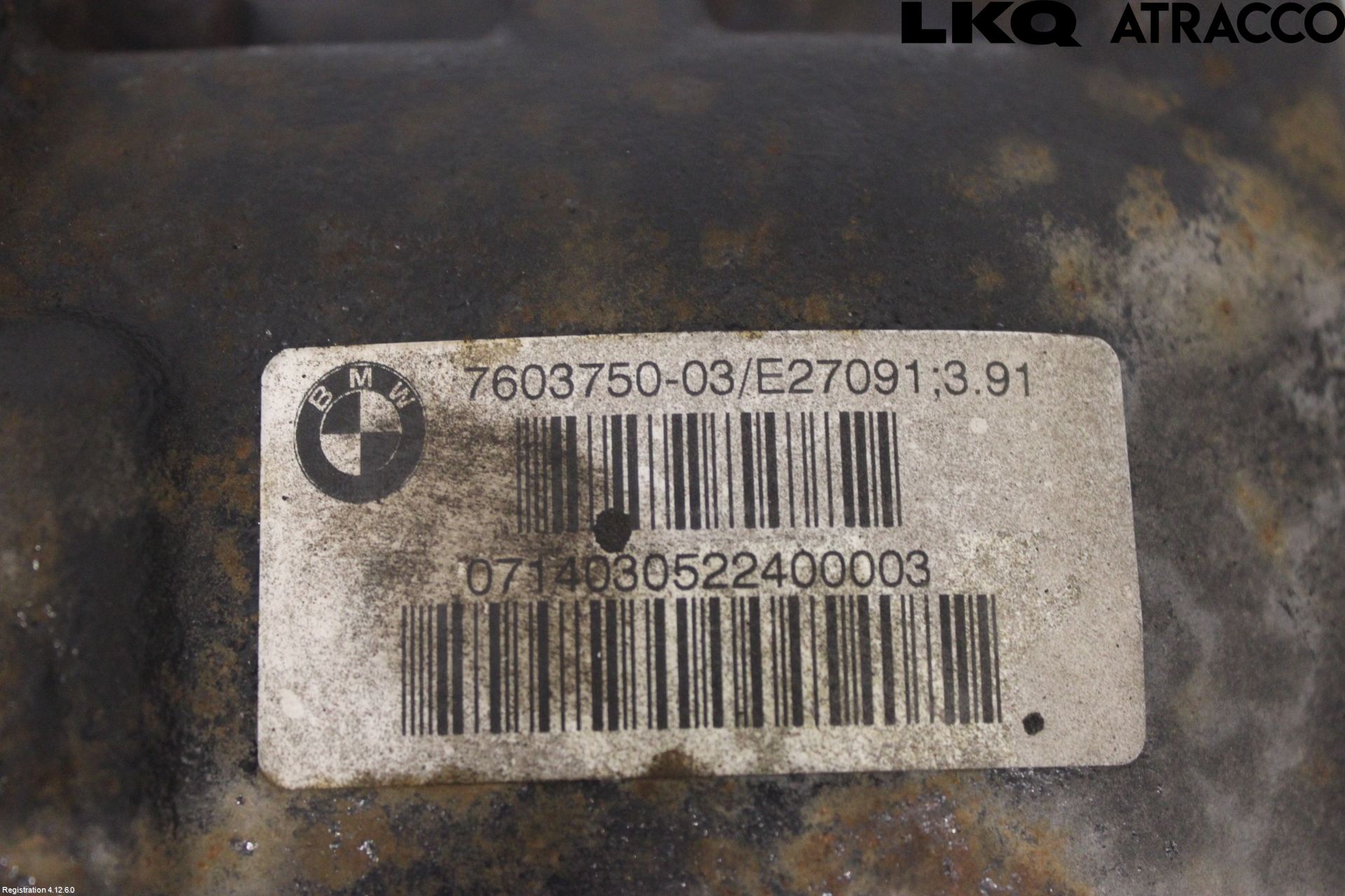 BMW 4 F32/F33/F82/F83 13-20 Bakaksel Kardang Bak -Diff