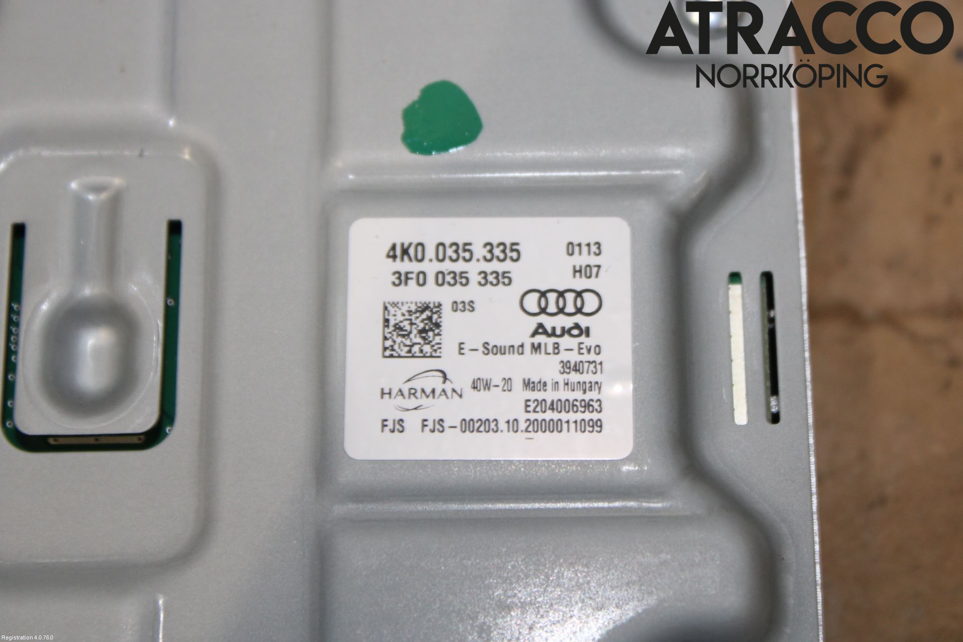 Audi A6 F2/C8 19- Styreenhet Øvrig