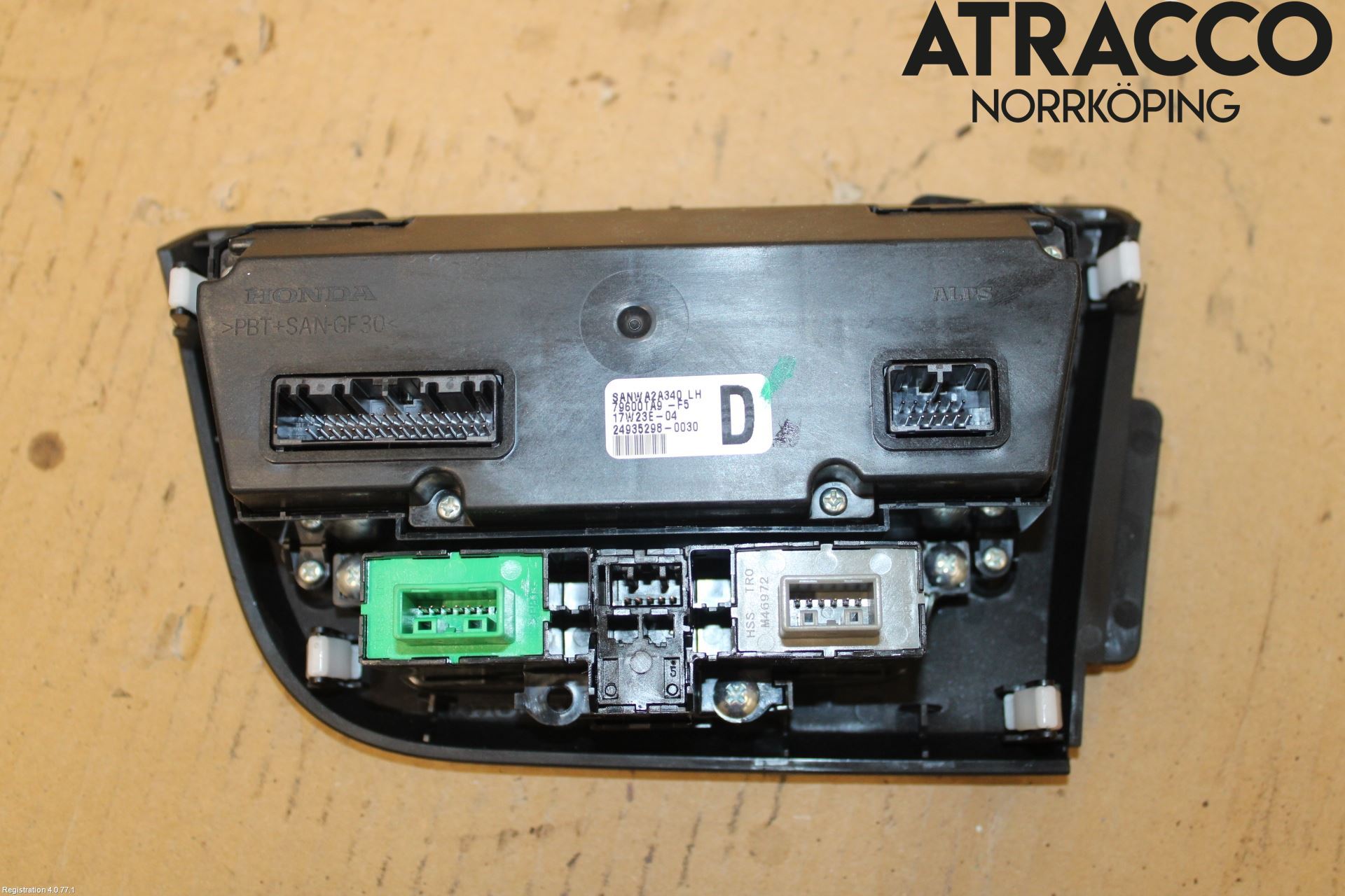 Honda CIVIC 17-22 Varmeapparat Panel(Regulering)
