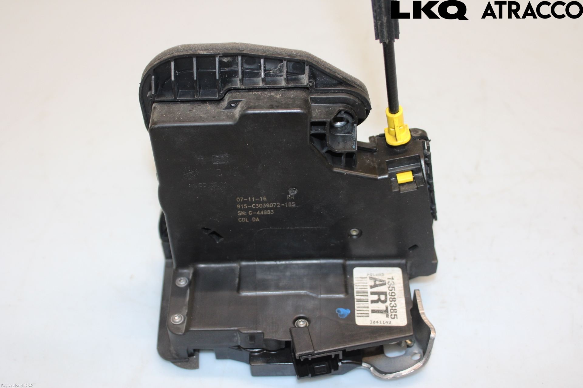 Opel ASTRA K 16-22 Dørlås - Låsekasse