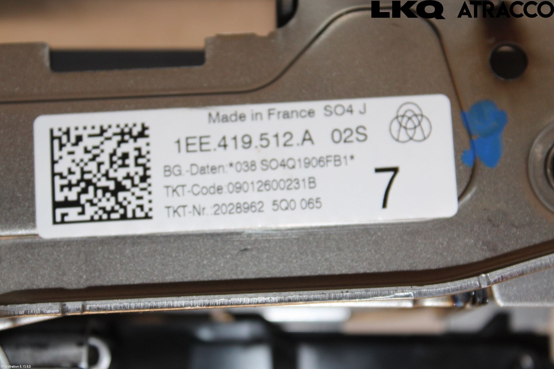 Volkswagen VW ID.7/TOURER 24- Rattakselaggregat Justerbart