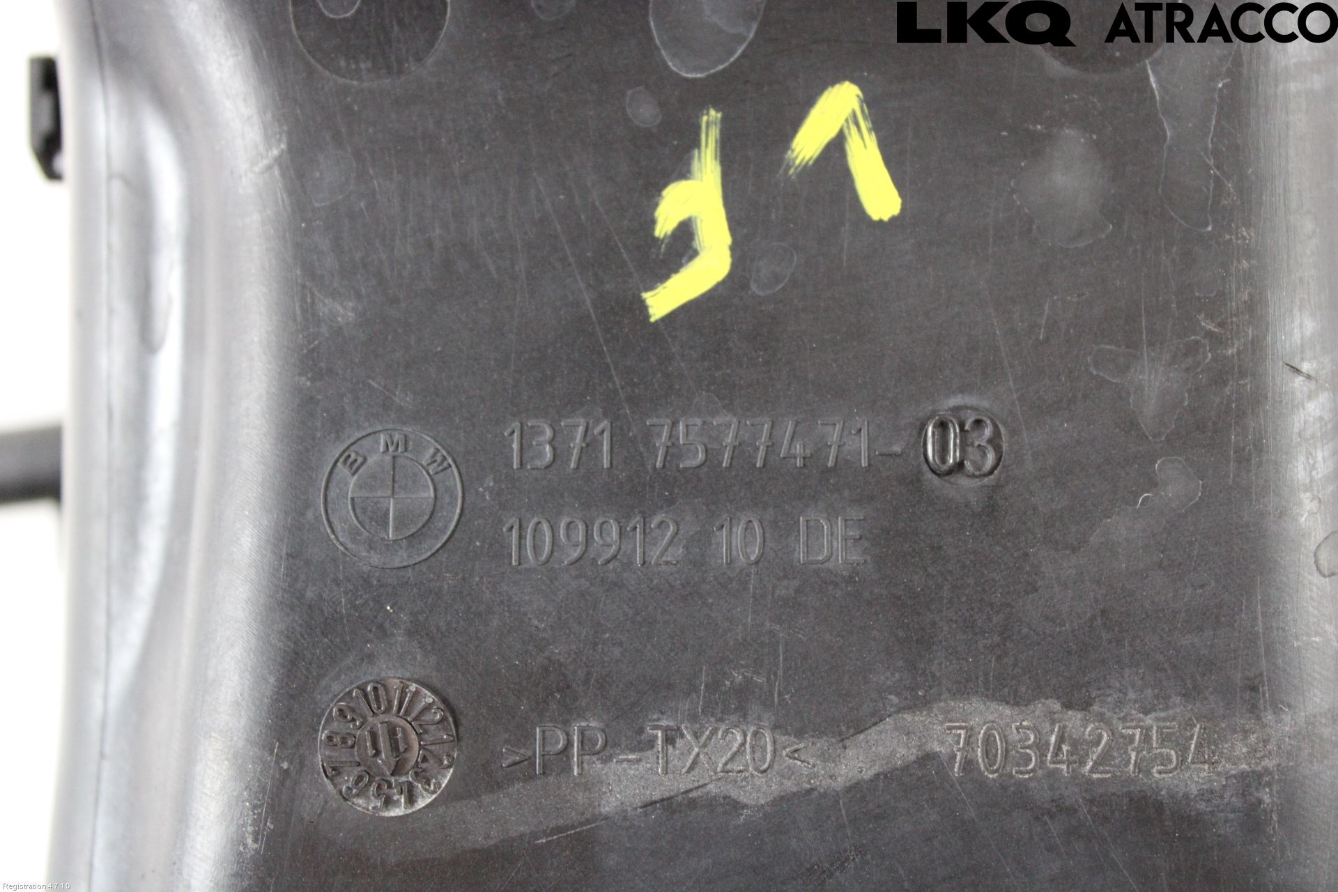BMW 5 F10/F11/F18 09-17 Inns Gummibelg - Slange