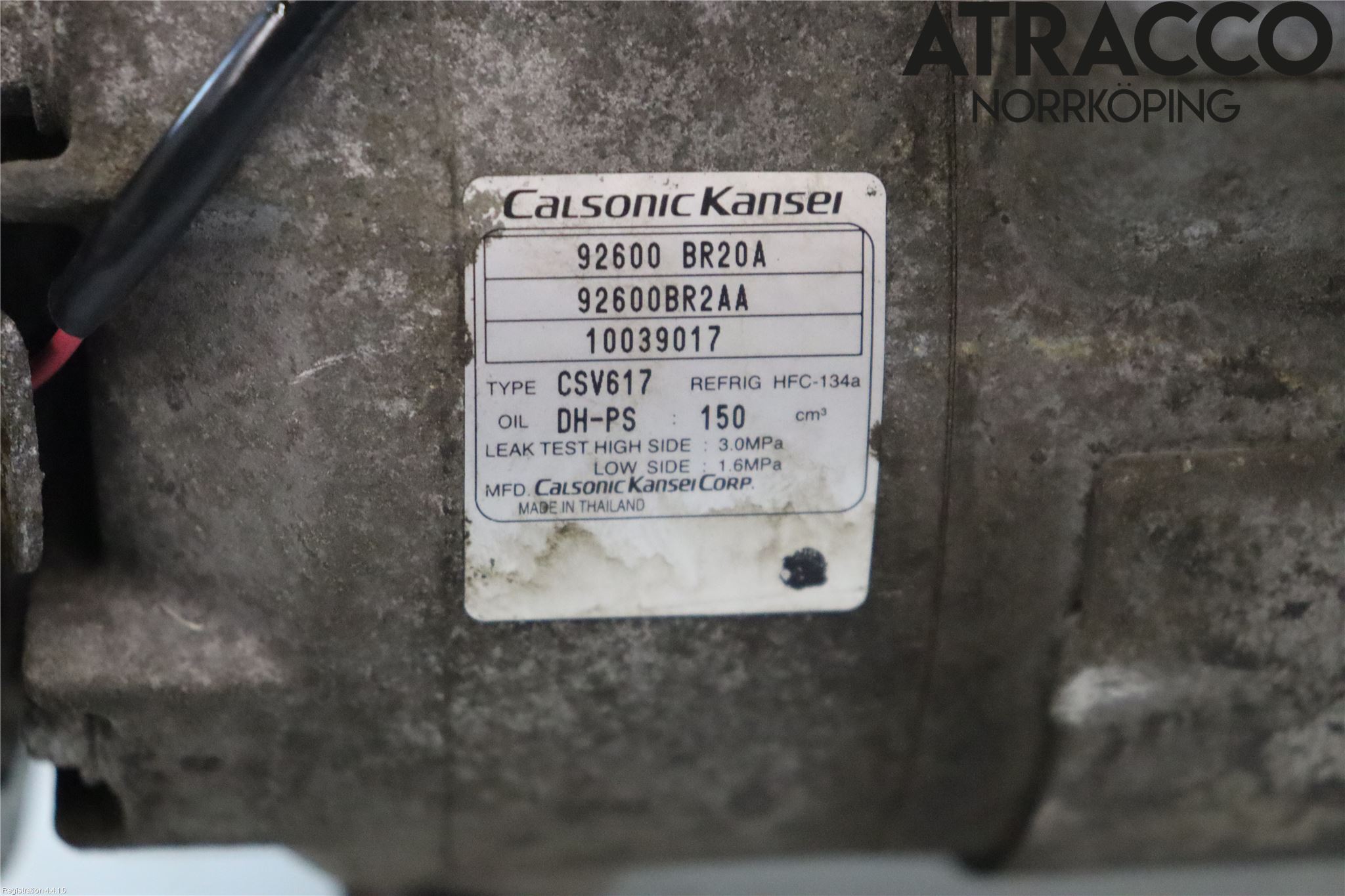 Nissan QASHQAI+2  10-14 Varme Ac Kompressor
