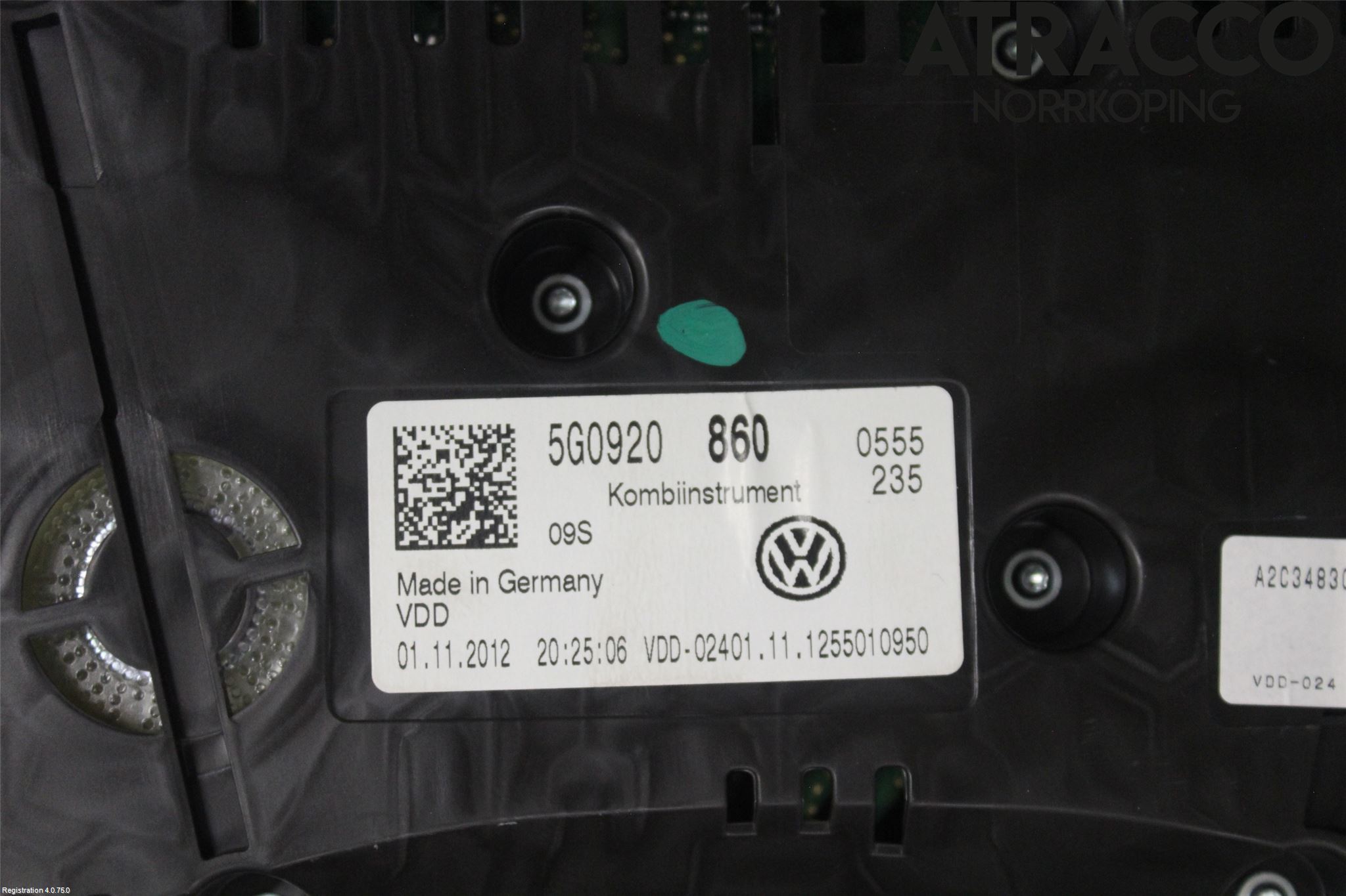Volkswagen VW GOLF / E-GOLF VII 13-20 Instr Kombinert