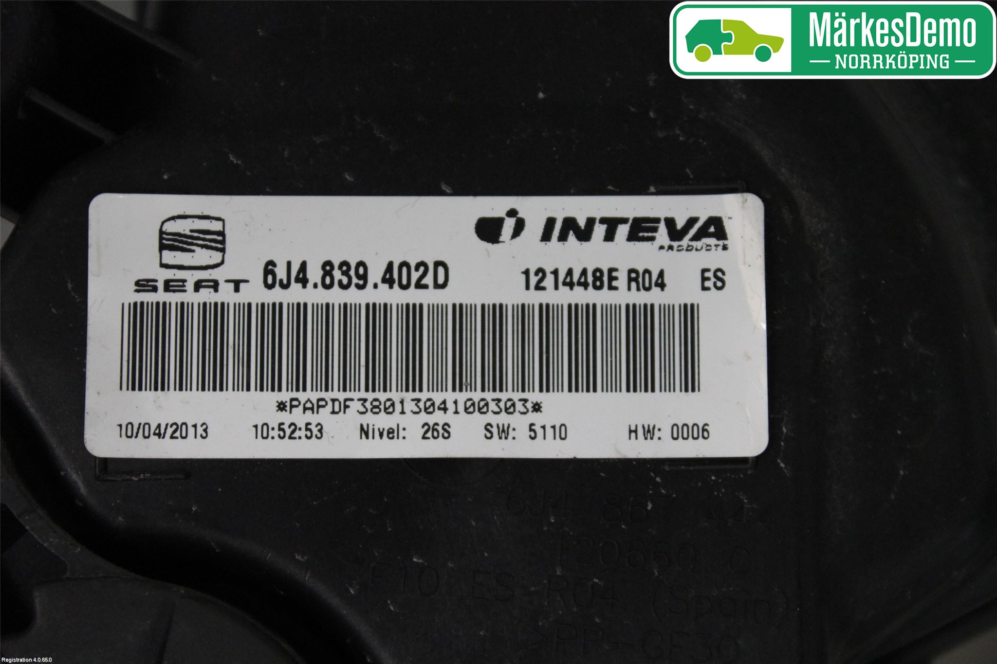 Seat IBIZA IV 08-16 Vindusheis El Komp