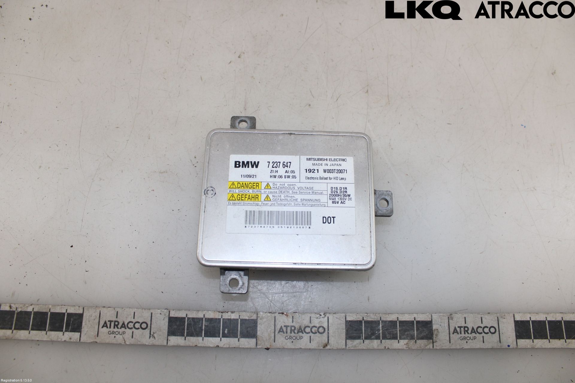 BMW 5 F10/F11/F18 09-17 Styreenhet Xenon