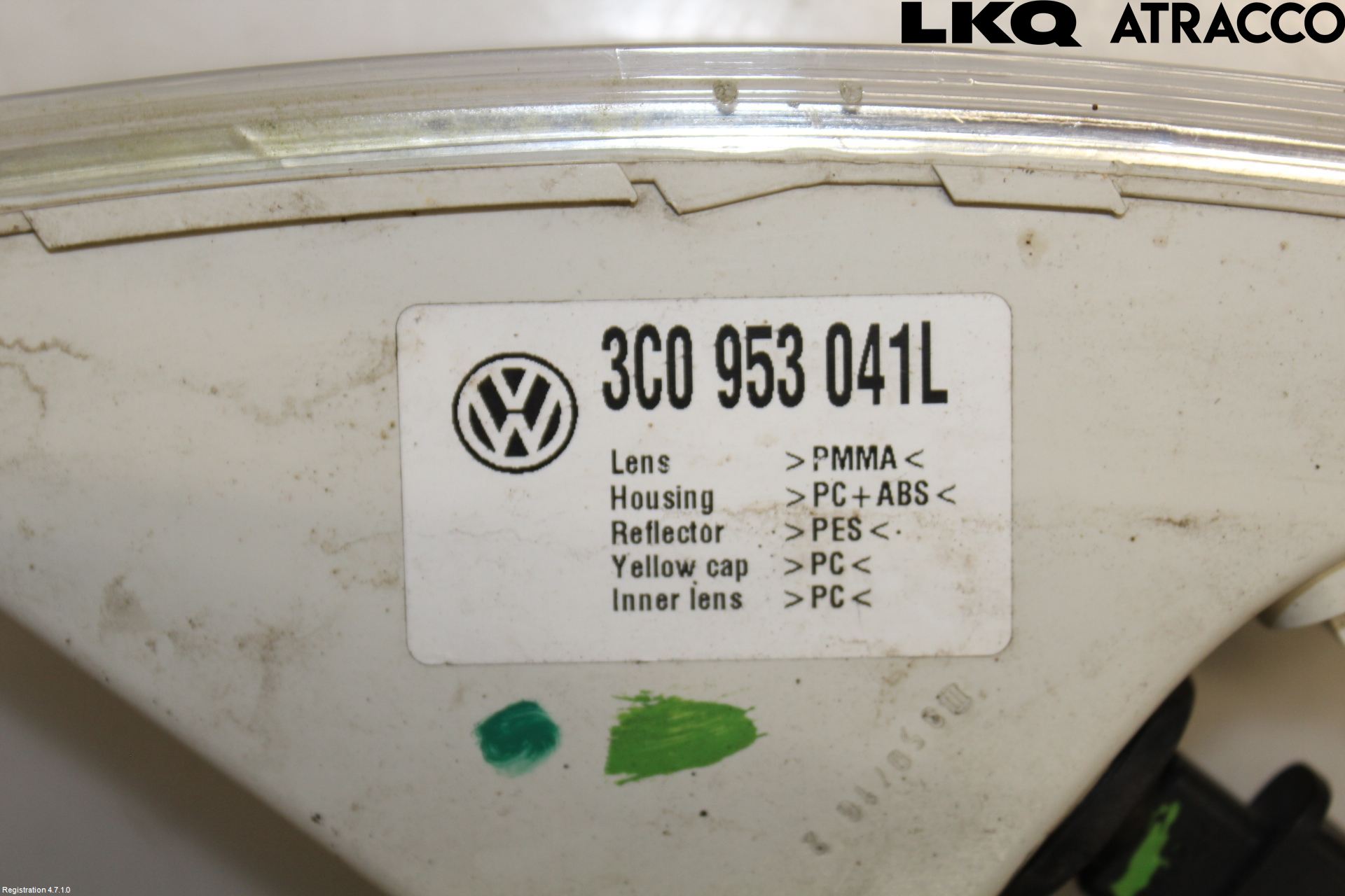 Volkswagen VW PASSAT 05-11 Blinklykt Foran Venstre