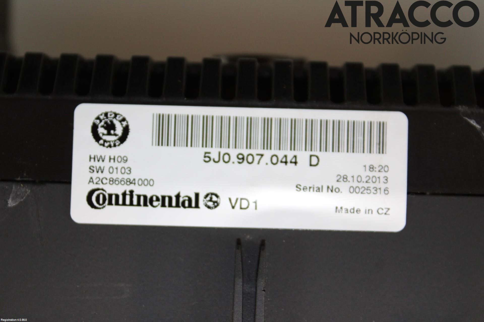 Skoda FABIA 07-14 Varmeapparat Panel(Regulering)