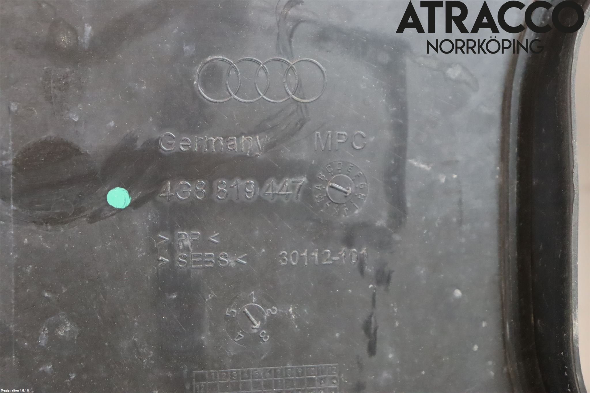 Audi A6/S6 4G 11-18 Visker Deksel-Grill-Under Frr