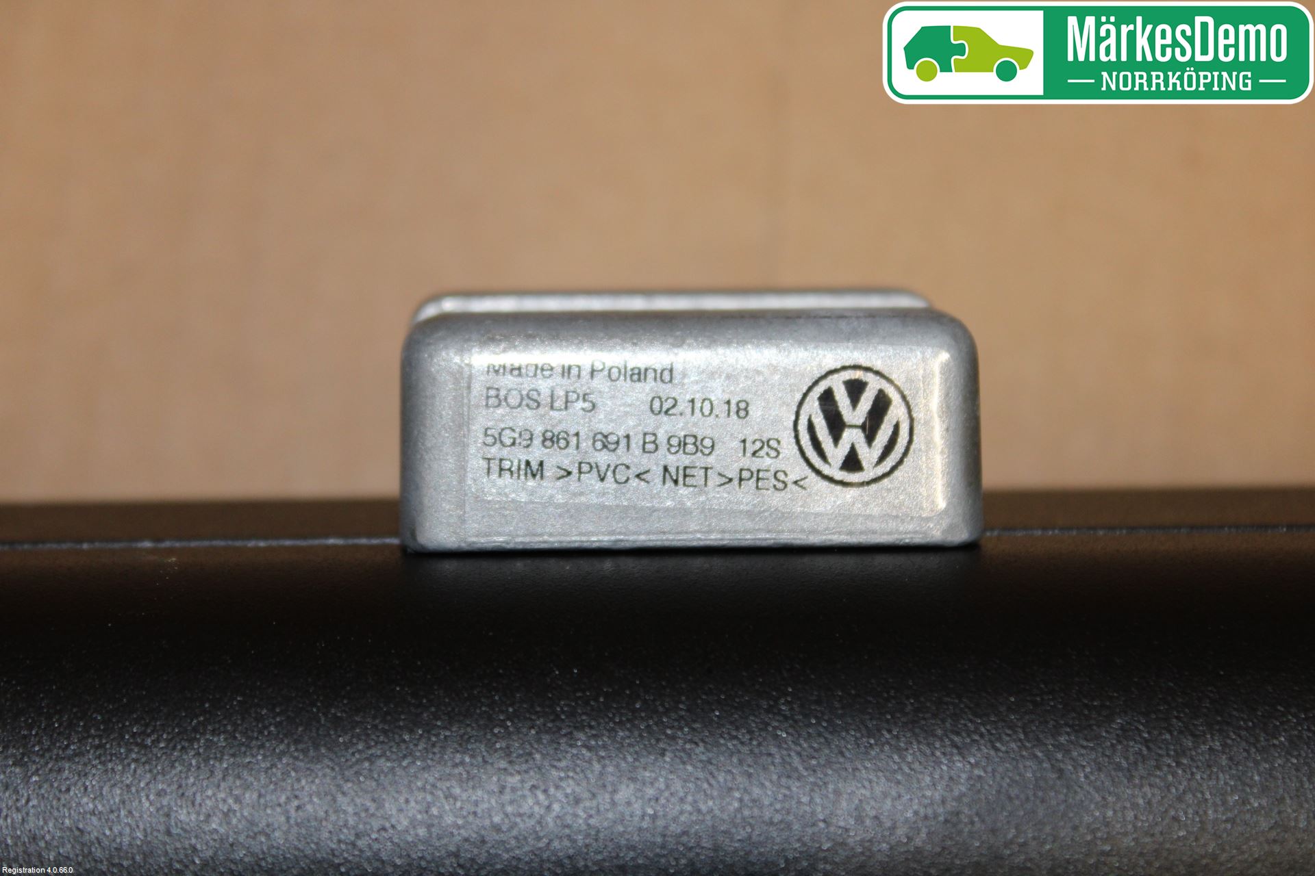 Volkswagen VW GOLF / E-GOLF VII 13-20 Innr Lastenett
