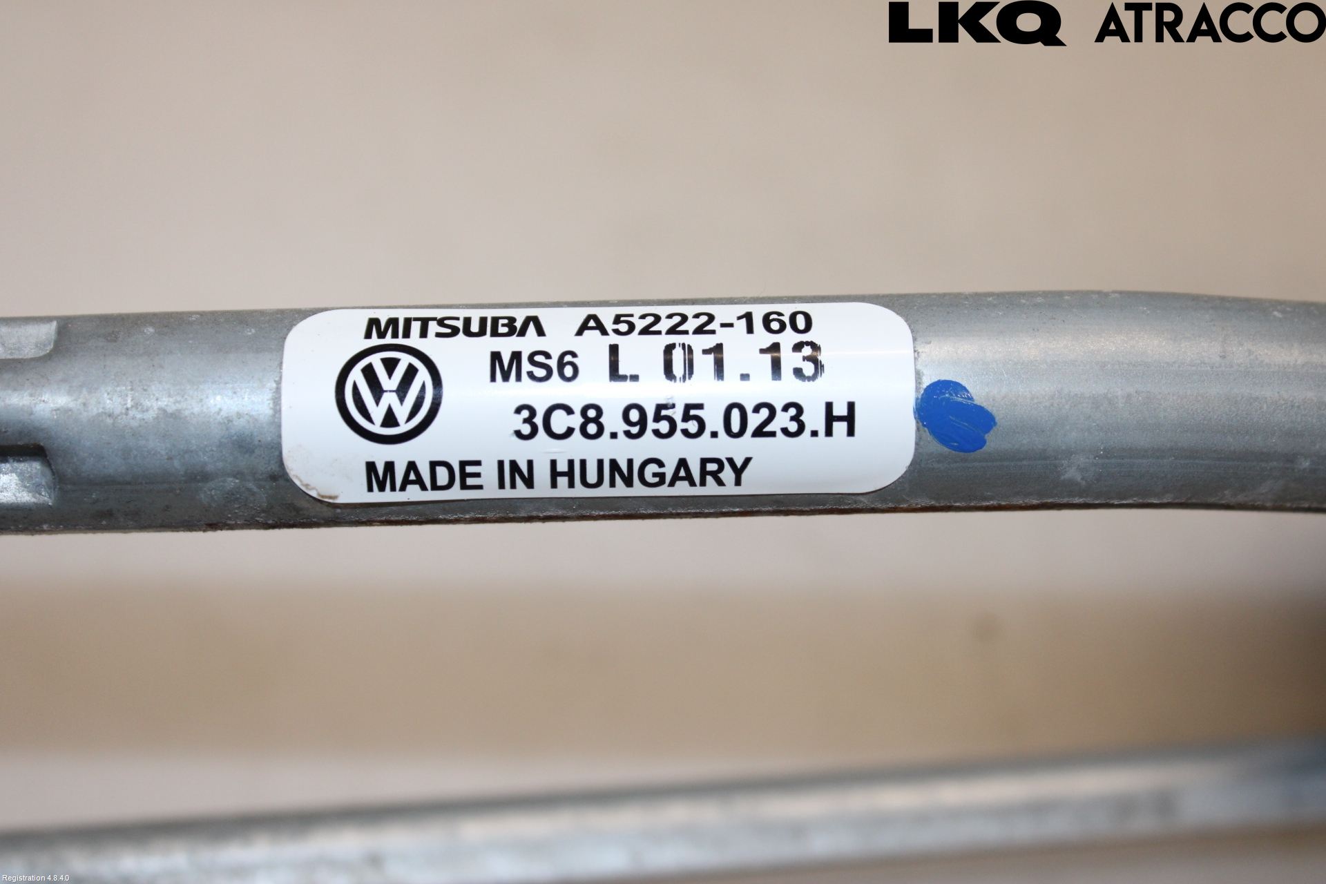 Volkswagen VW PASSAT CC 08-16 Viskeroverføring Frontrute