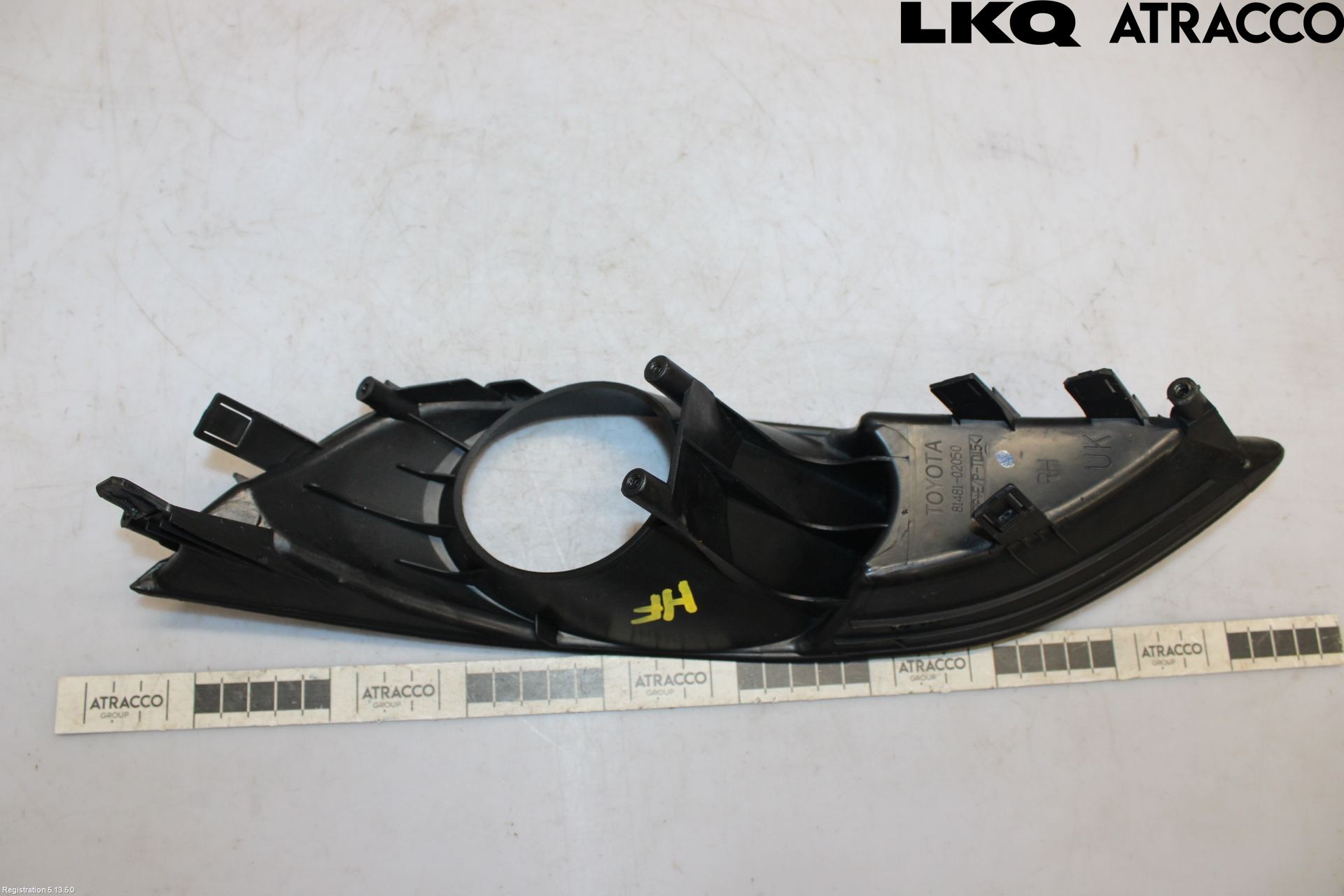 Toyota AURIS 07-09 Frontlykt Kurve-Tåkelys Ramme