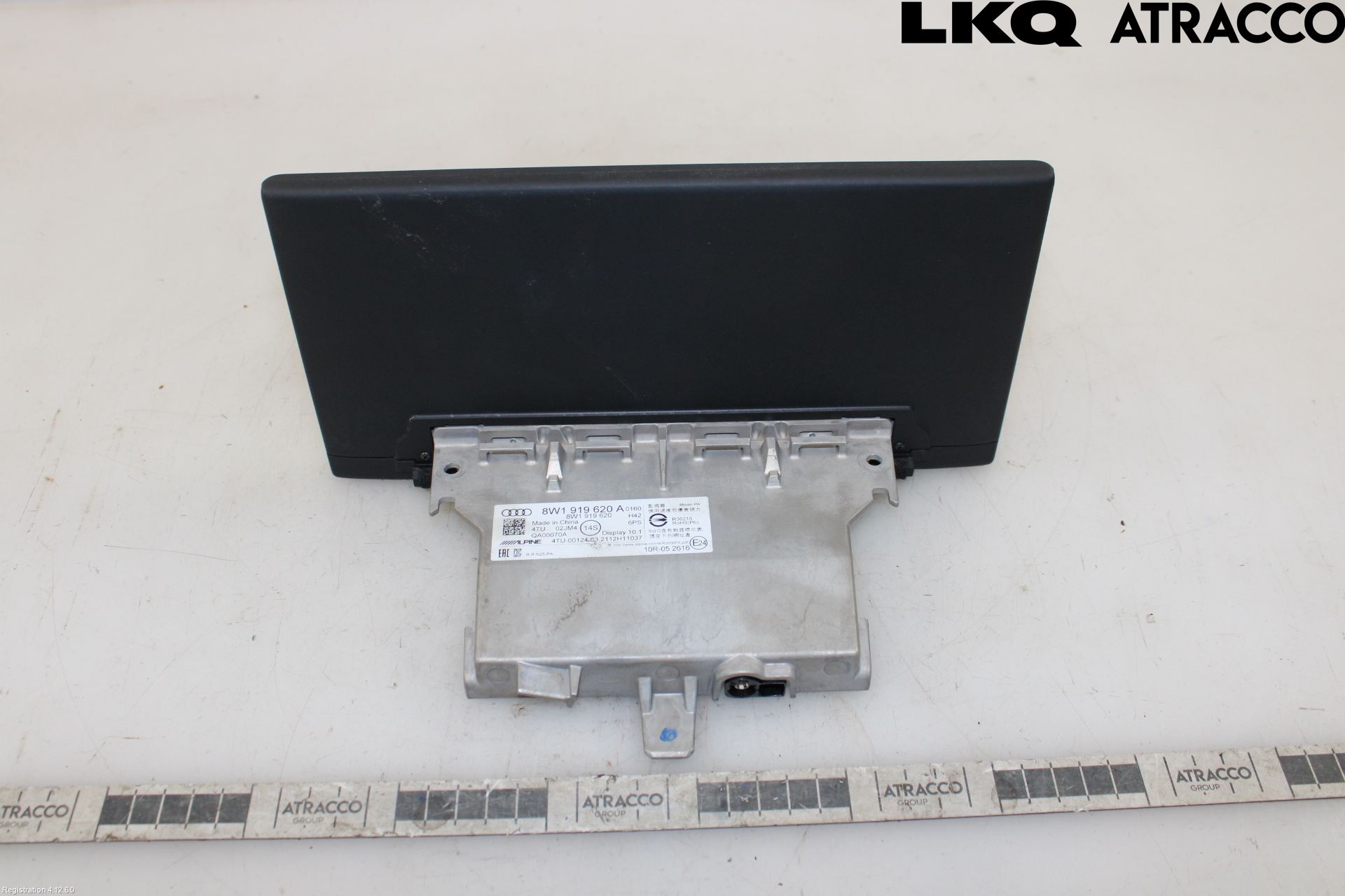 Audi A4/S4 B9 20- Instr Skjerm Dvd-Gps-Ac-Tlf