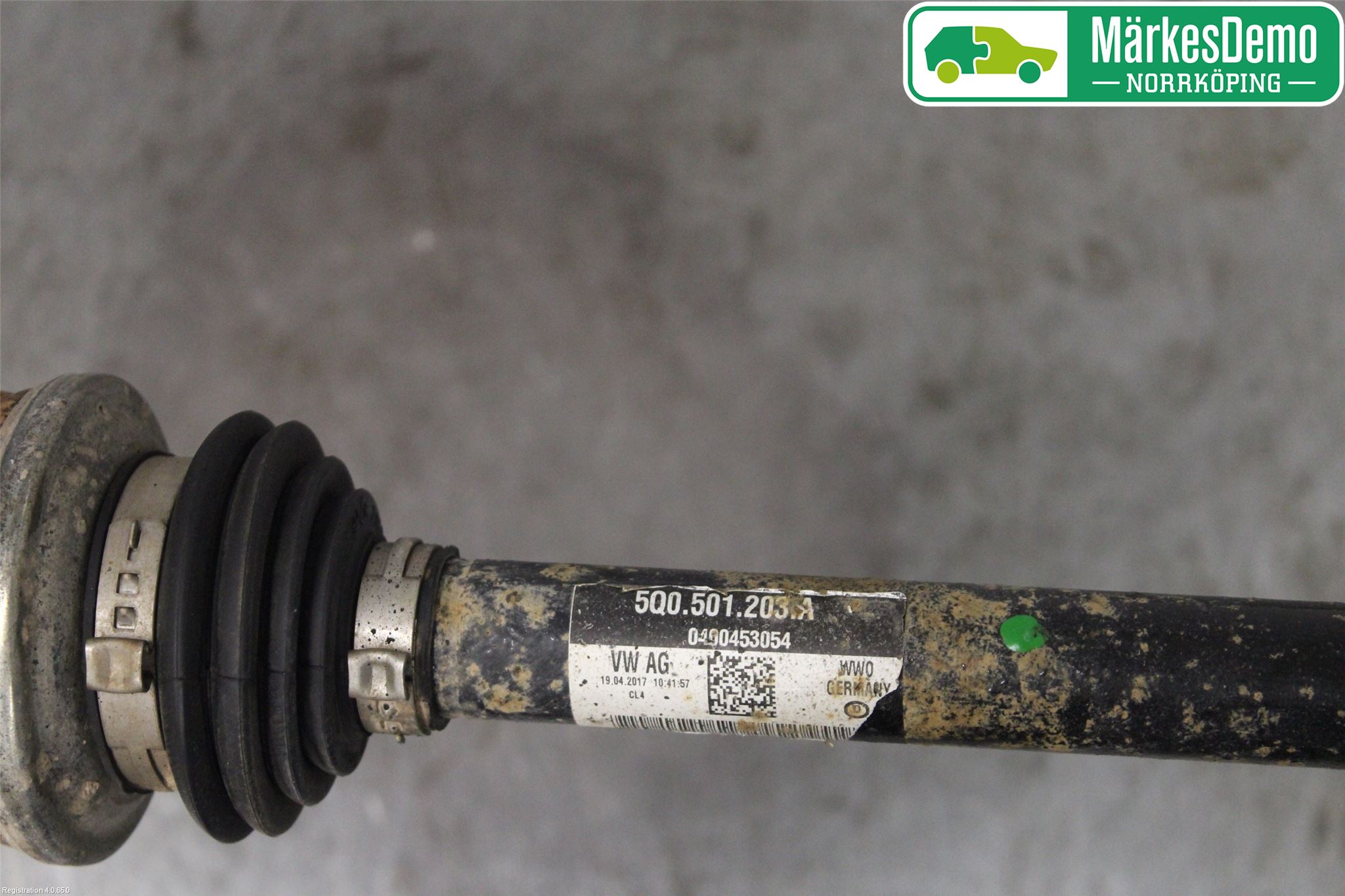Volkswagen VW GOLF / E-GOLF VII 13-20 Drivaksel Bak Kompl Venstre