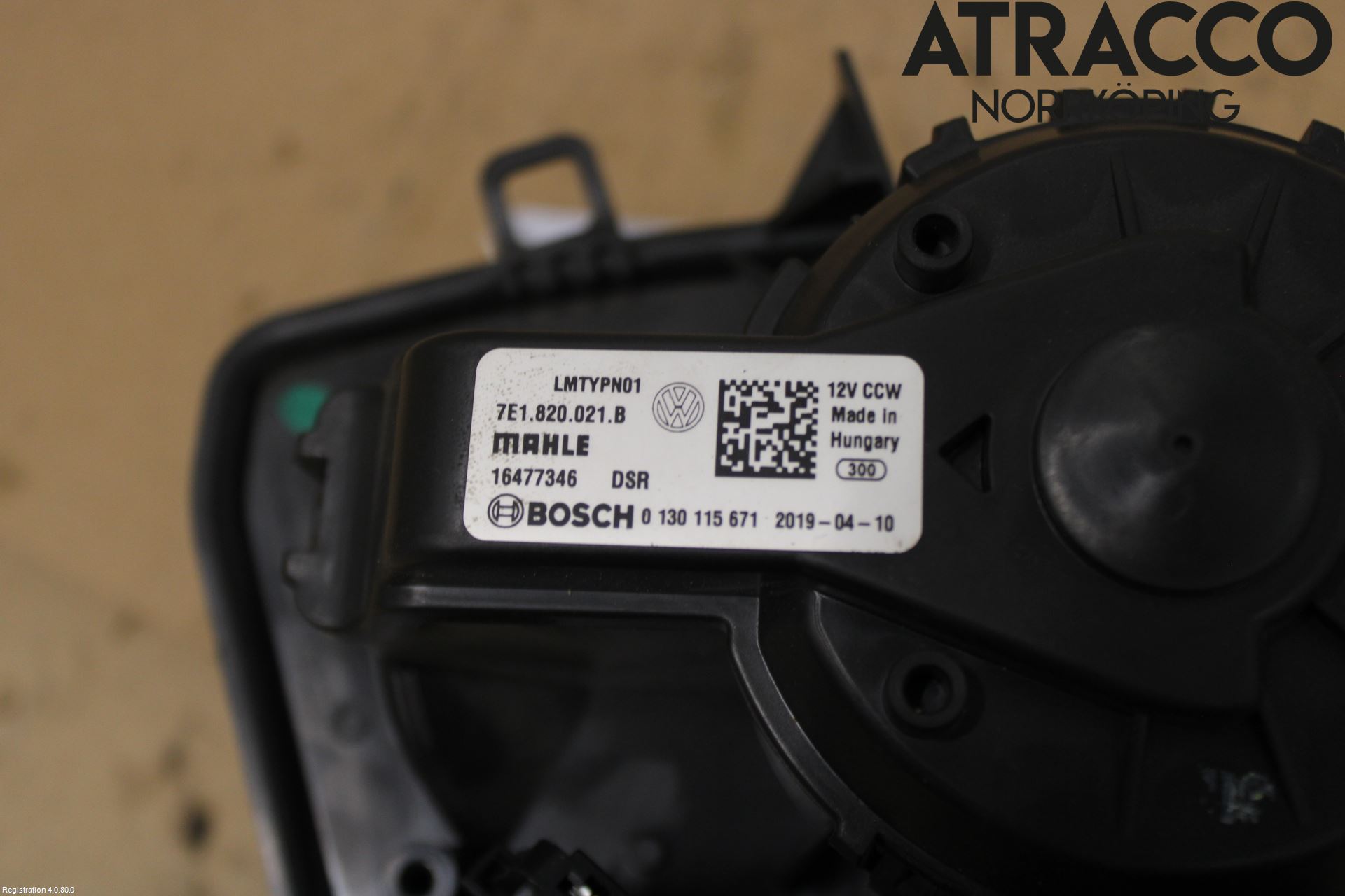 Volkswagen VW TRANSP/CARAVELLE (T6) 16-22 Varmeapparat Viftemotor