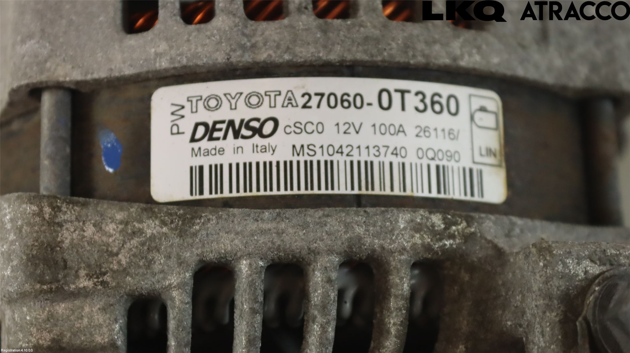 Toyota AVENSIS 16-18 Dynamo
