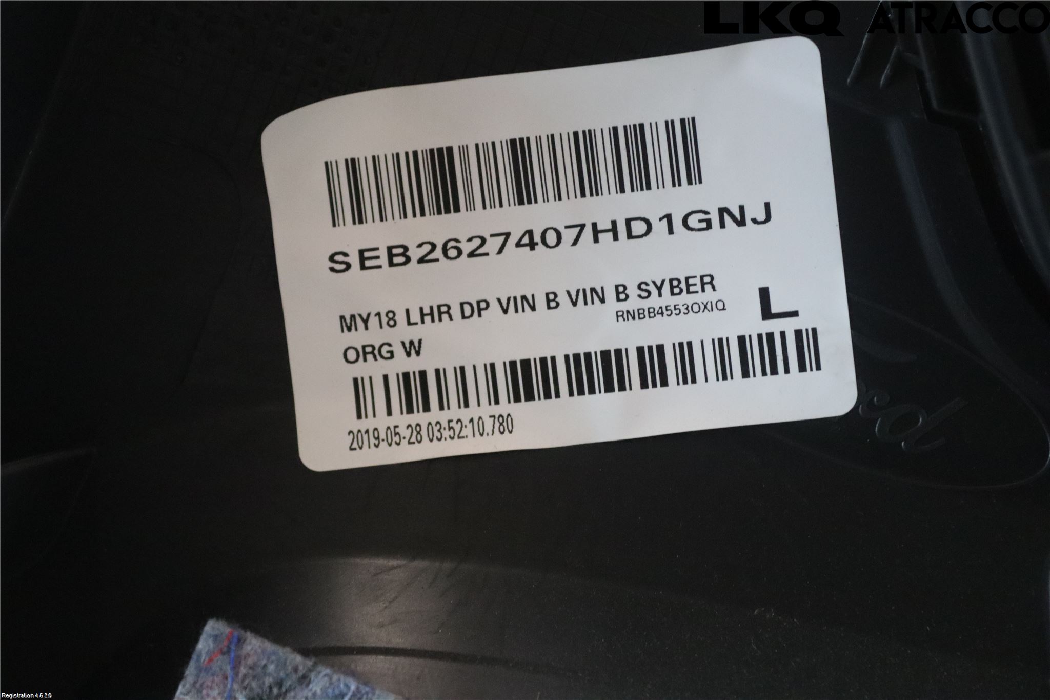 Ford RANGER EU 12-23 Innr Dørtrekk Venstre