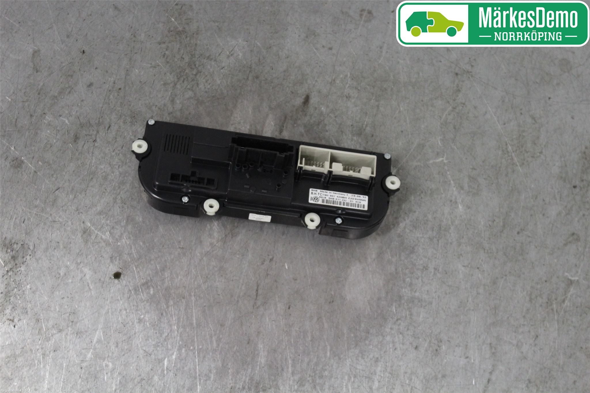 Volkswagen VW GOLF VI 09-13 Varmeapparat Panel(Regulering)