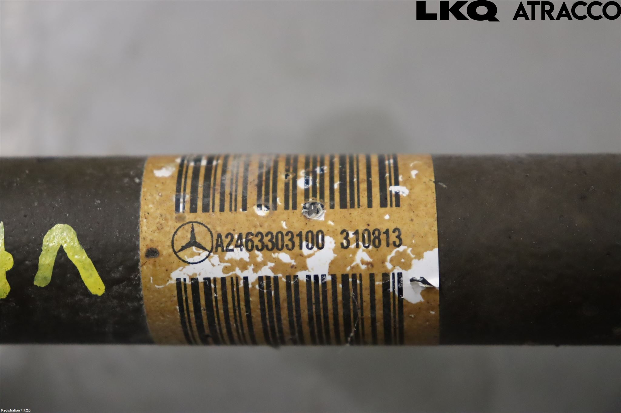 Mercedes-Benz MB B-KLASS (W246/W242) 12-19 Drivaksel Foran Kompl Venstre