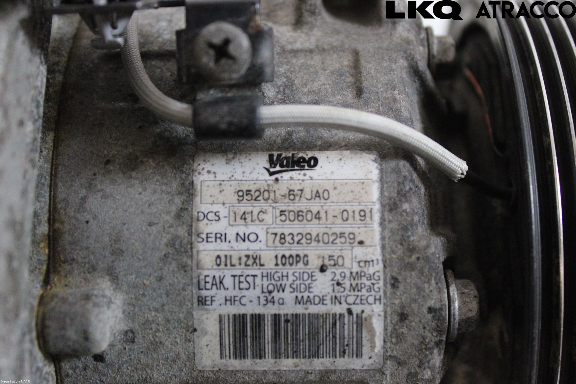 Suzuki GRAND VITARA II 06-14 Varme Ac Kompressor