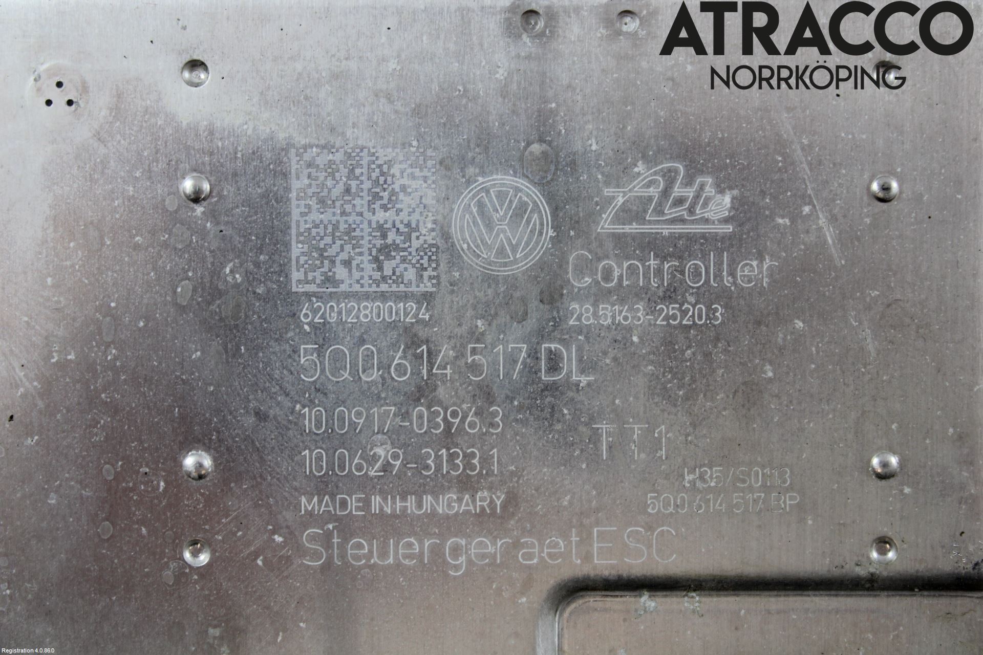 Volkswagen VW GOLF / E-GOLF VII 13-20 Abs Hydraulikkaggregat
