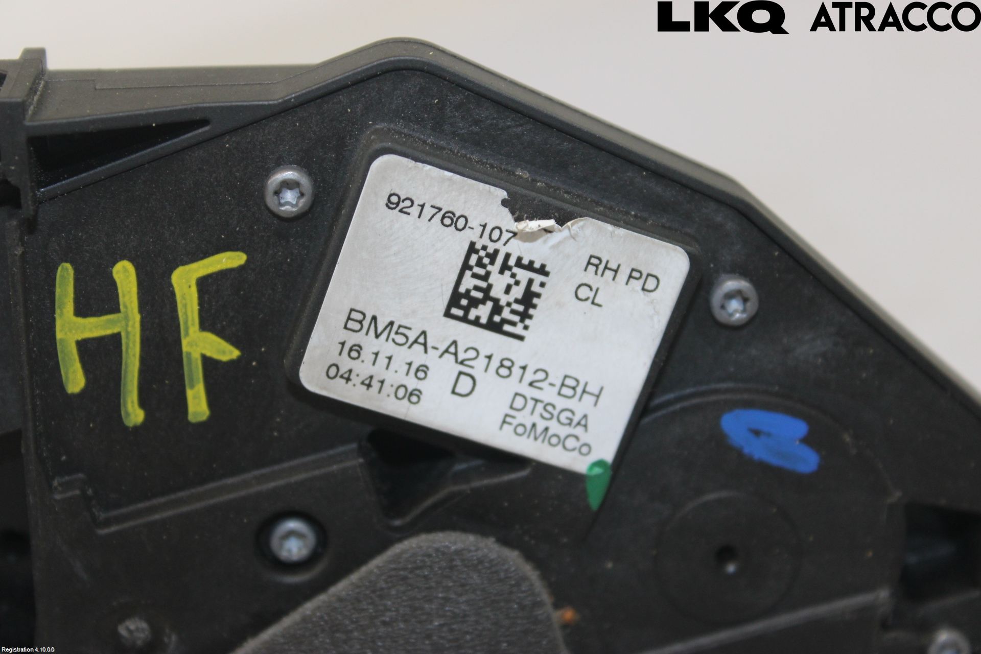 Ford FOCUS 15-18 Dørlås - Låsekasse