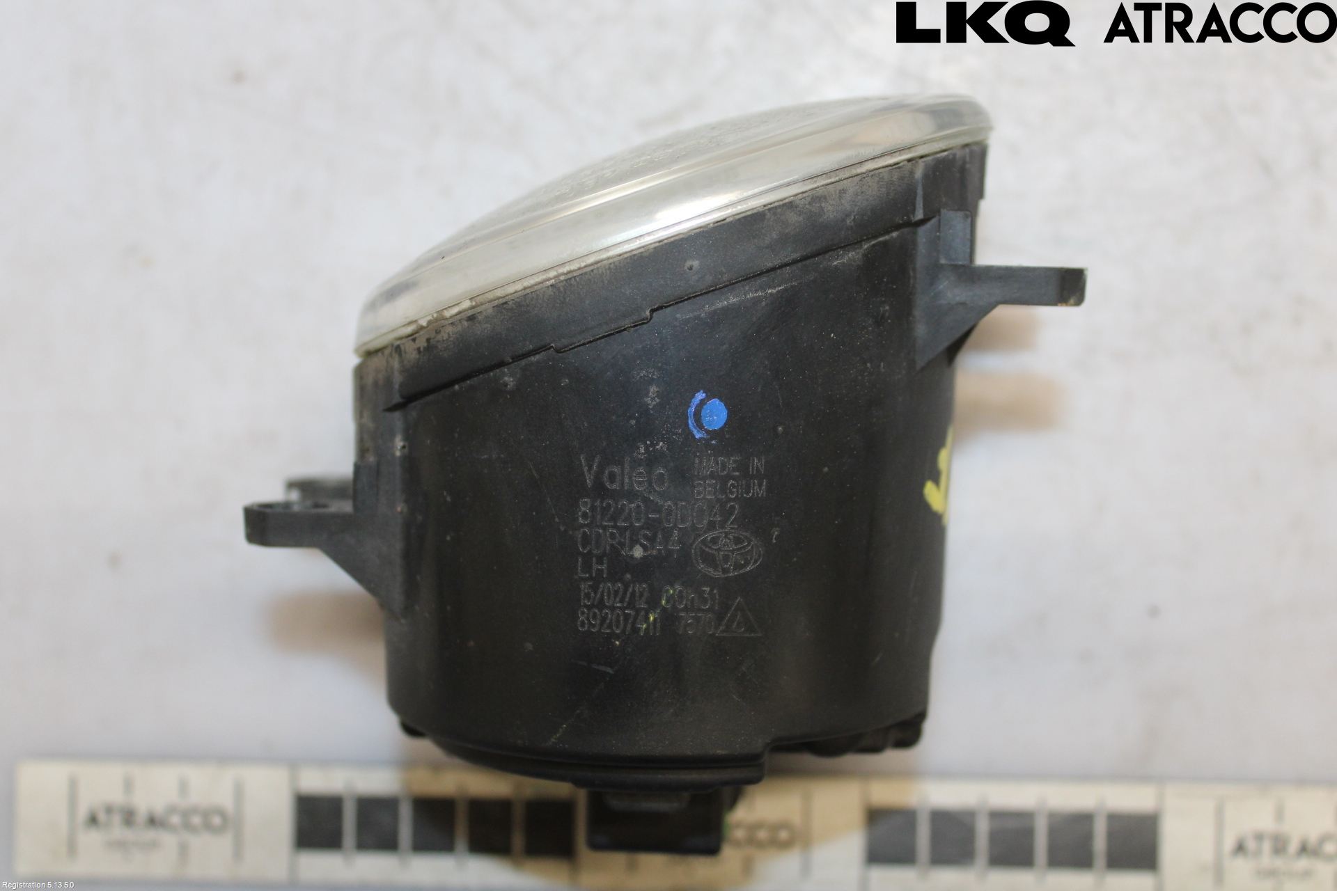 Toyota YARIS XP130 12-14 Frontlykt-Kurve-Tåkelys
