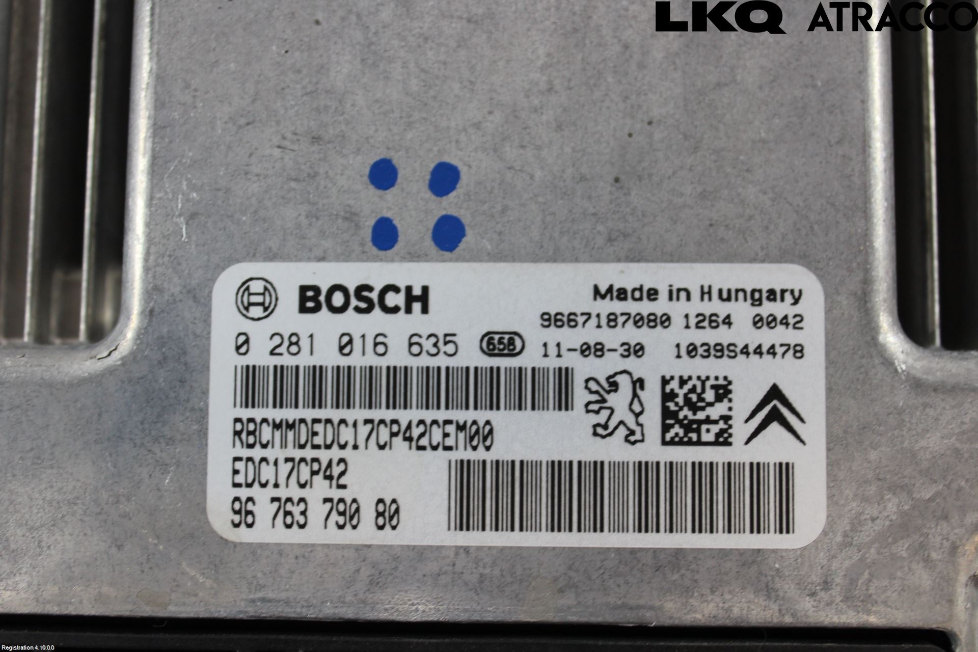 Peugeot 508 11-18 Styreenhet Dieselpumpe