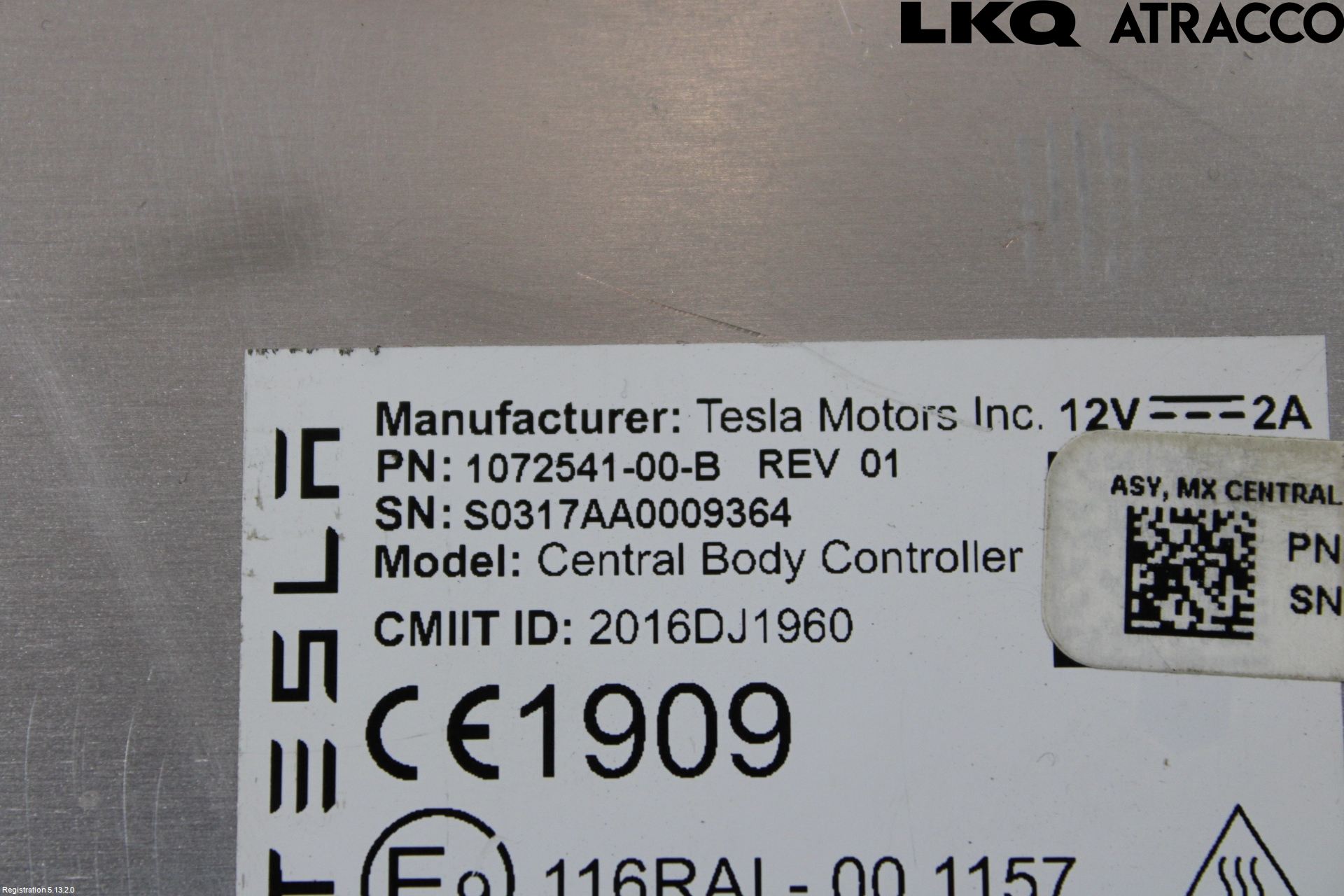 Tesla MODEL X 16- Styreenhet Klima