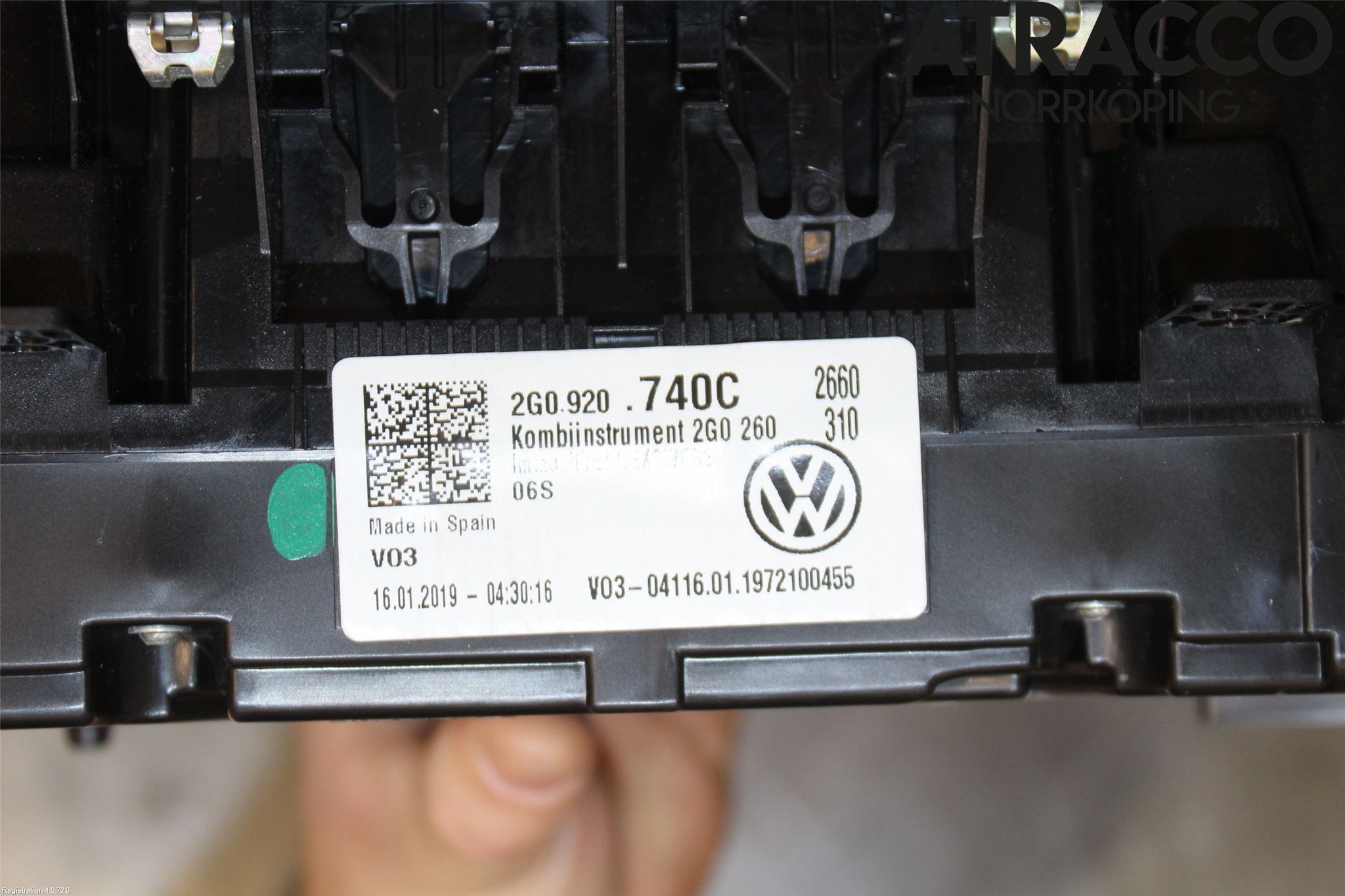 Volkswagen VW POLO VI 18->> Instr Kombinert