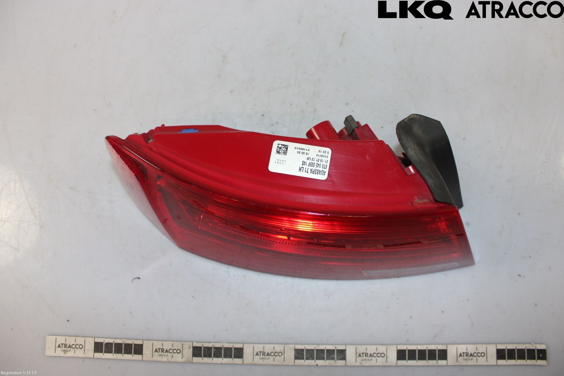 Audi A5 07-16 Baklykt Venstre