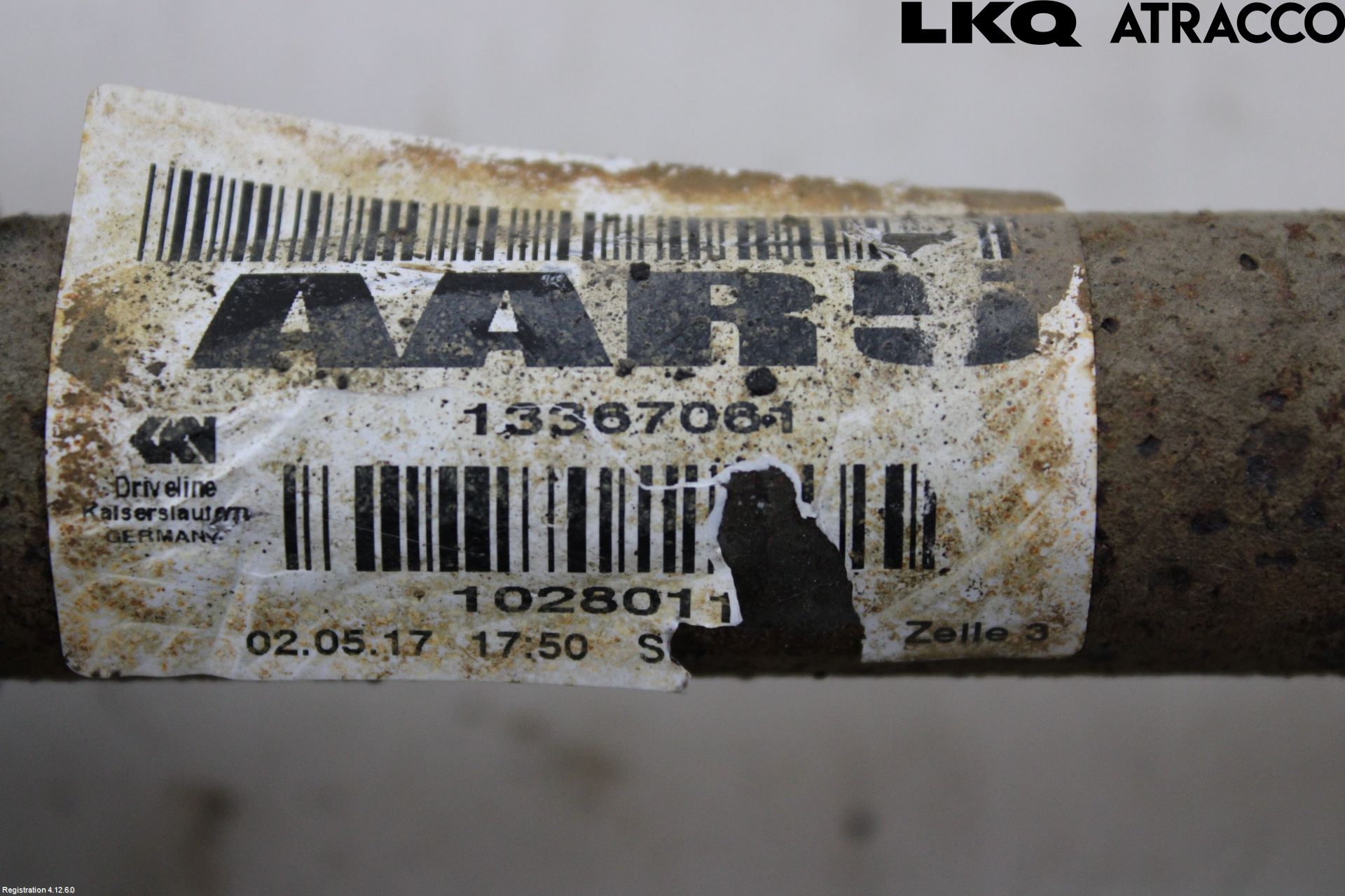 Opel ASTRA K 16-22 Drivaksel Foran Kompl Venstre