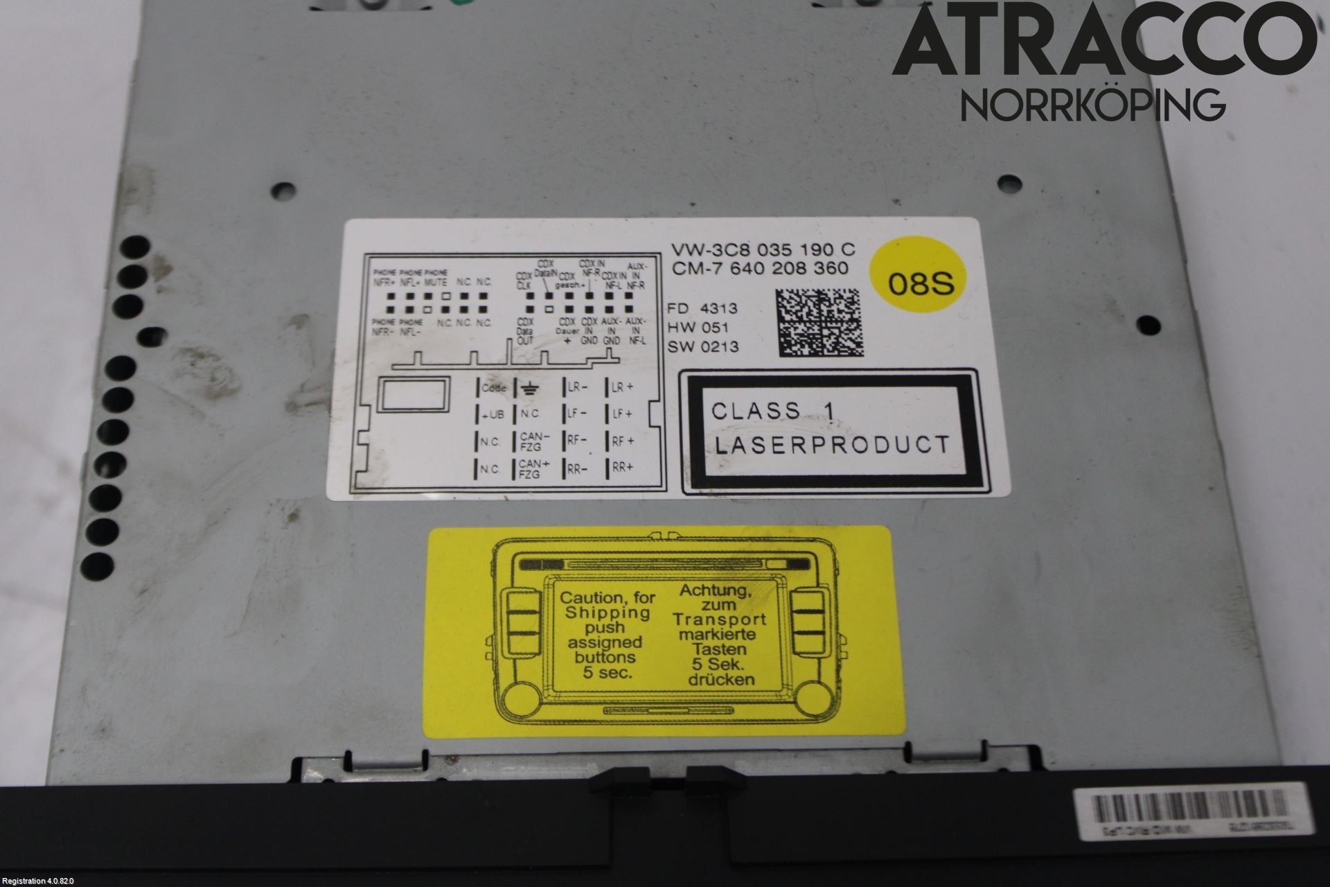 Volkswagen VW PASSAT 11-14 Stereo Radio Med Cd