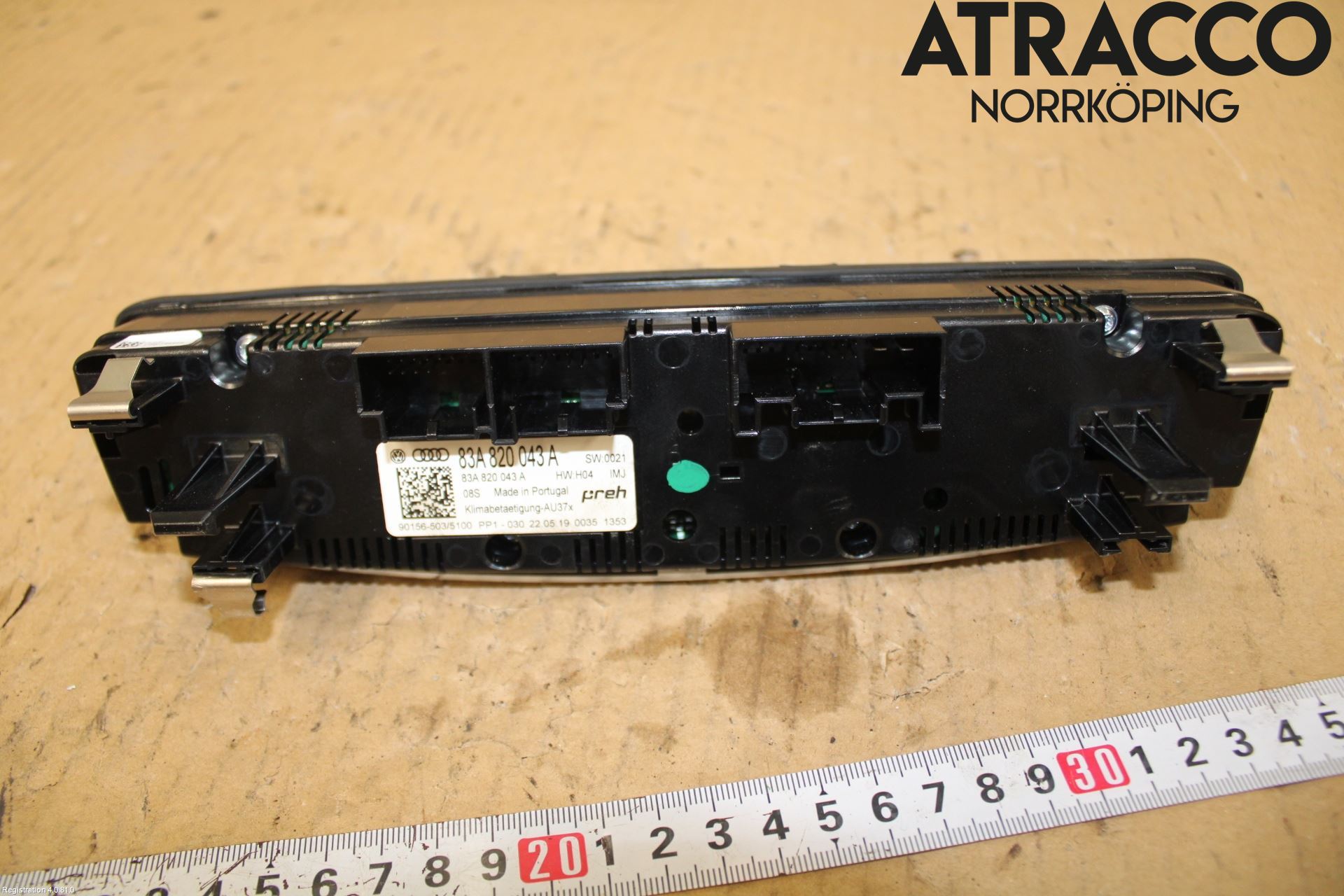 Audi A1 19- Varmeapparat Panel(Regulering)
