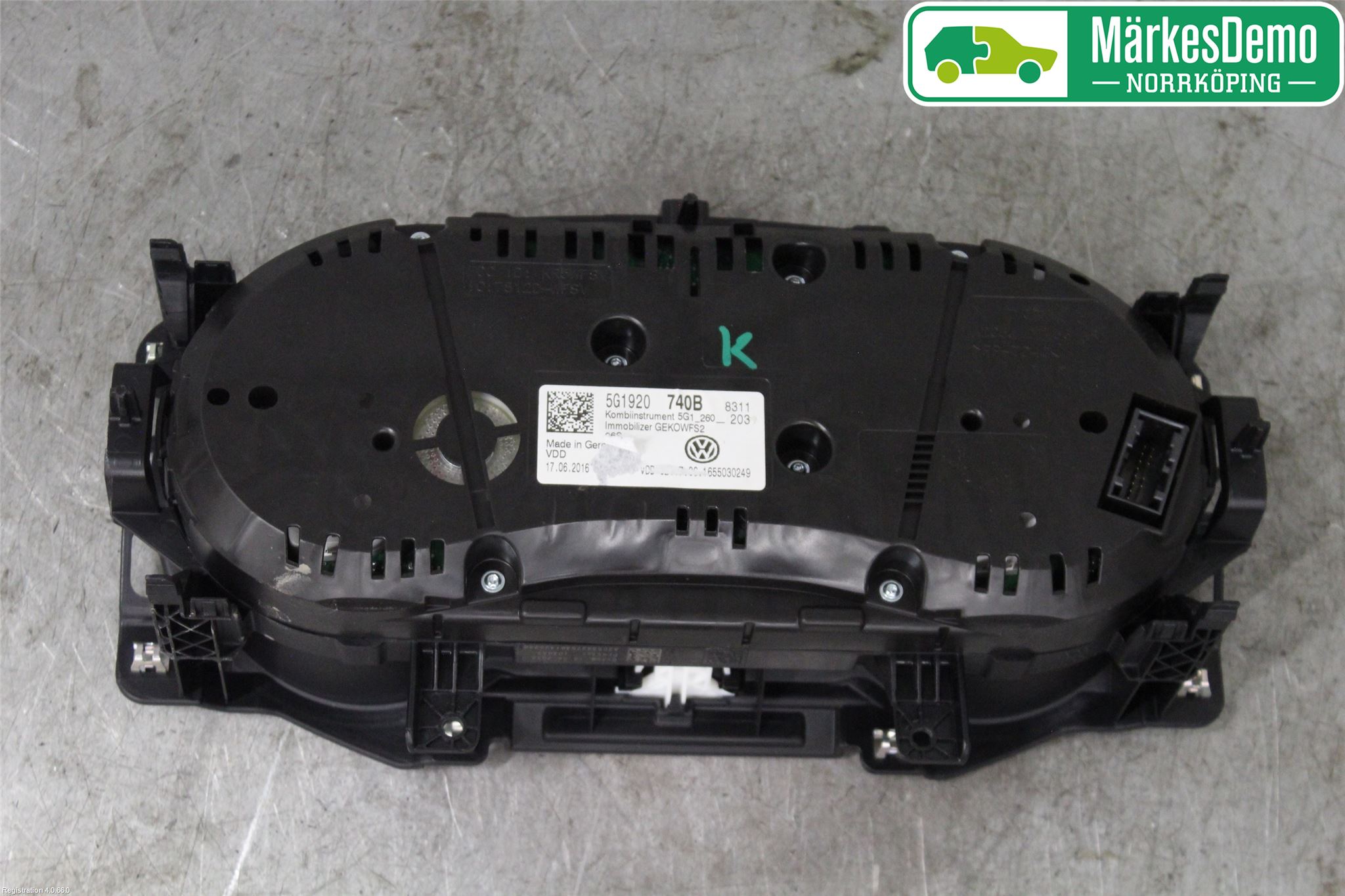 Volkswagen VW GOLF / E-GOLF VII 13-20 Instr Kombinert