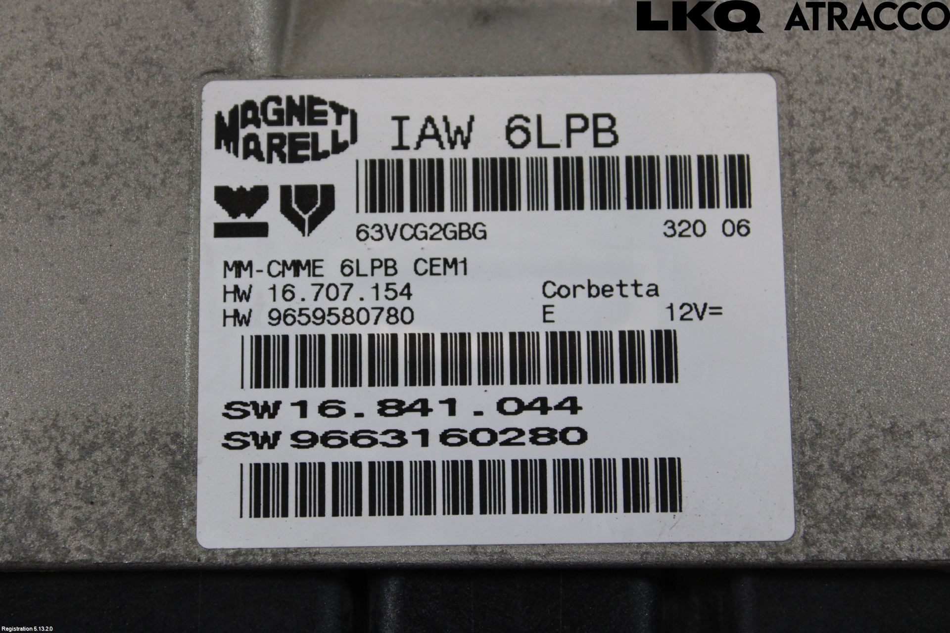 Peugeot 407 Styreenhet Innsprøytning