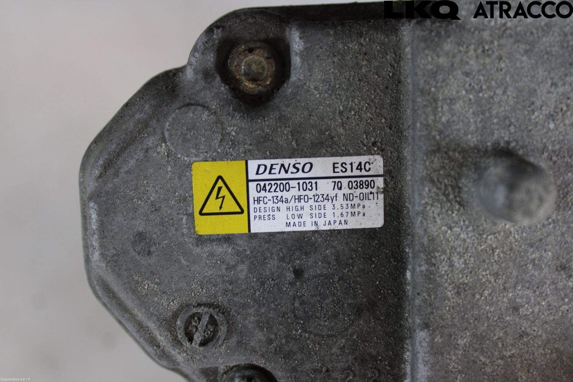 Toyota PRIUS ZVW30 09-20 Varme Ac Kompressor
